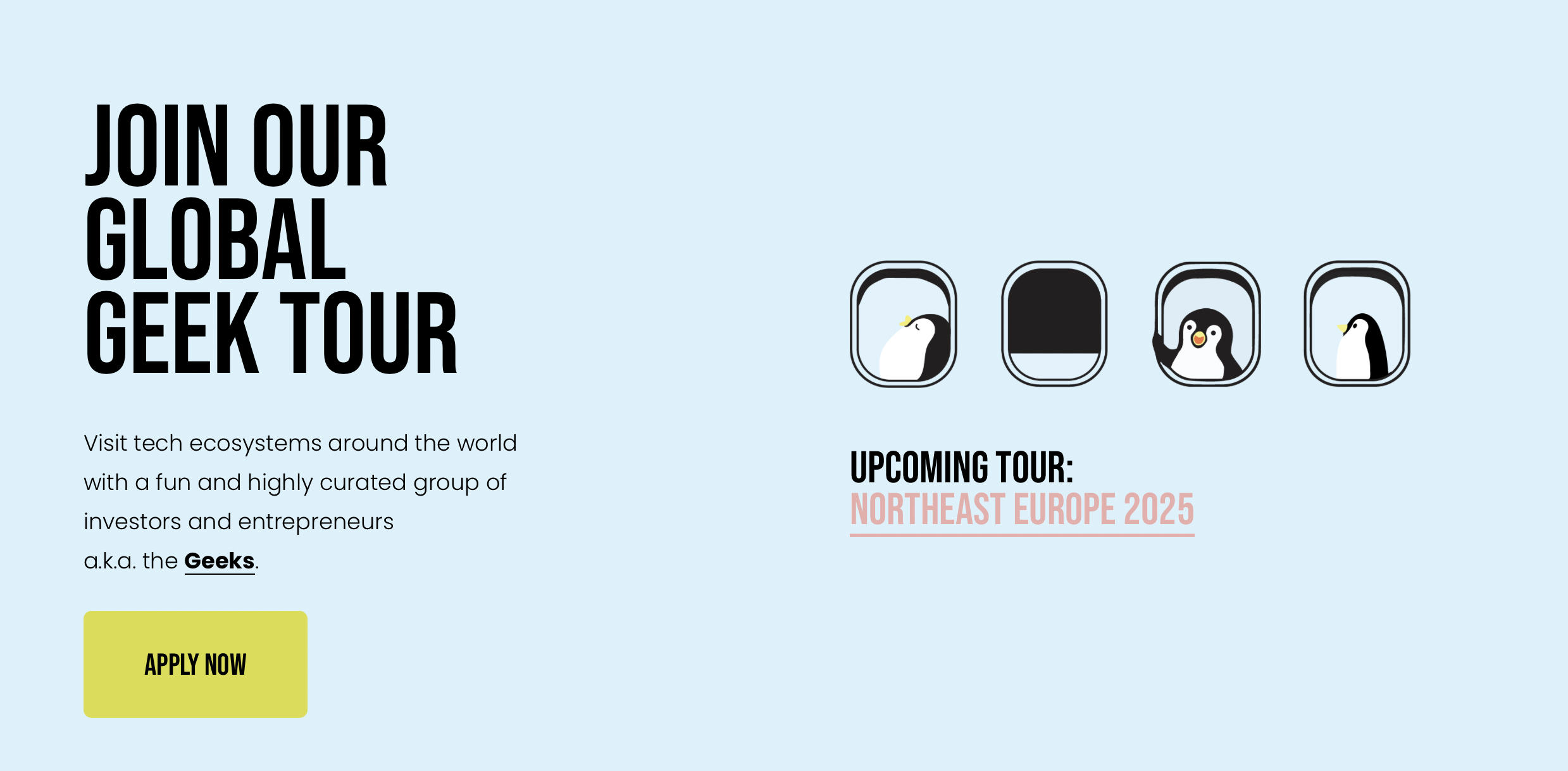 Website Landing Page with new branding