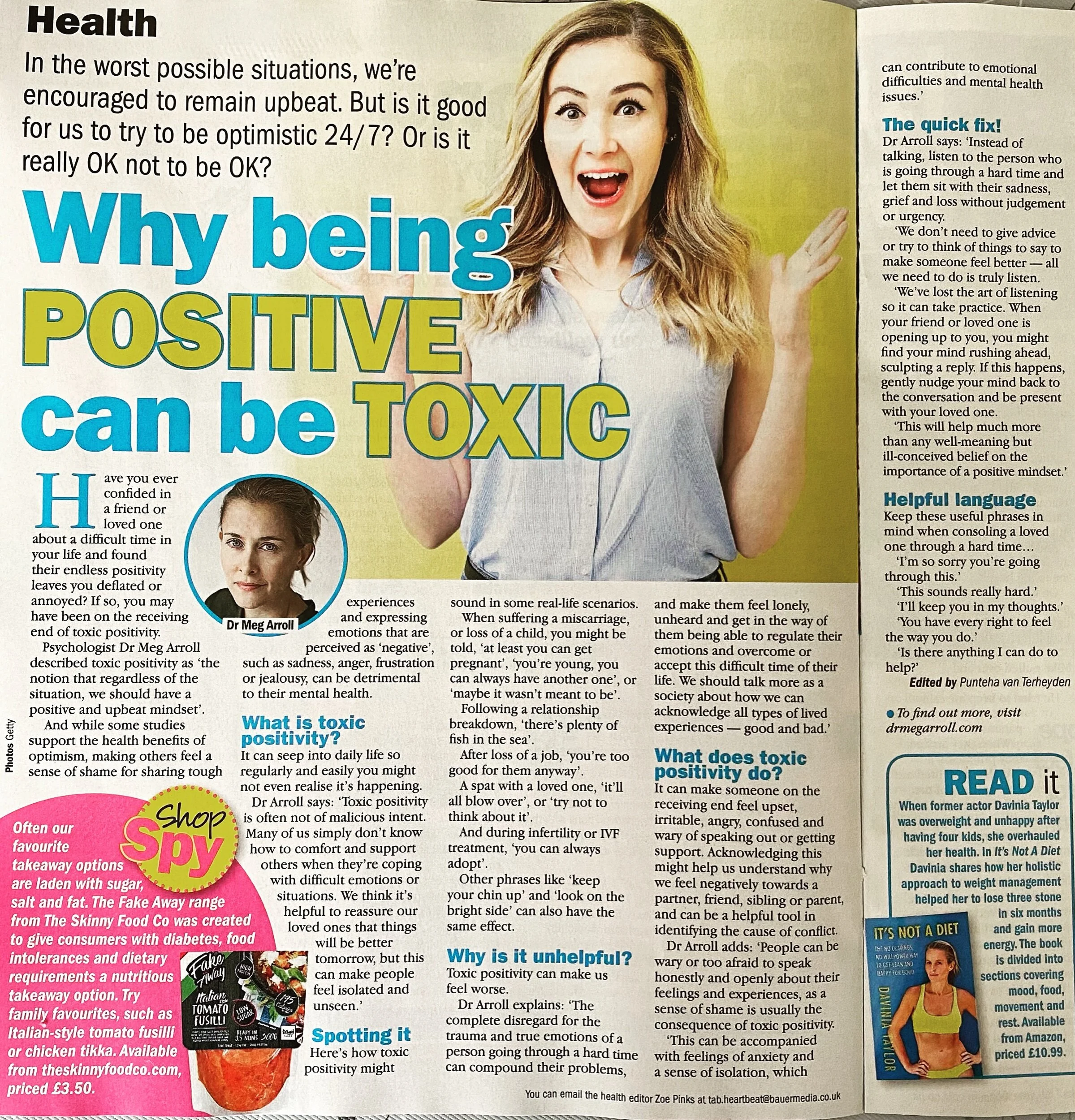 Give toxic positivity the boot