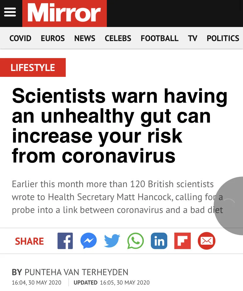 Gut health and immunity 