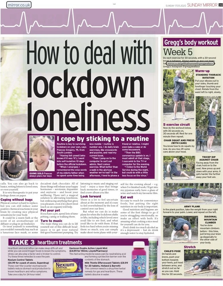 Dealing with lockdown loneliness