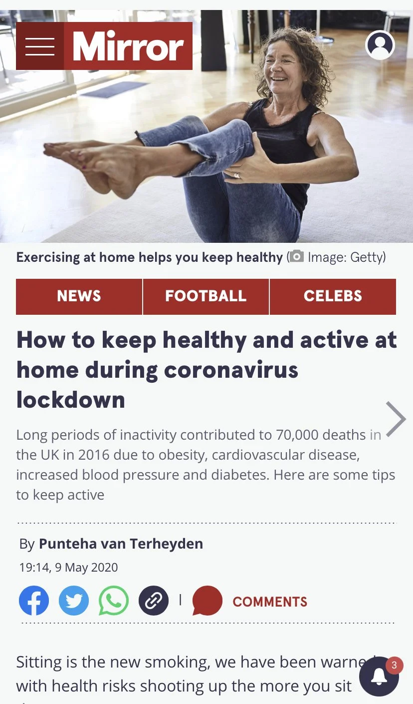 Keeping fit during lockdown