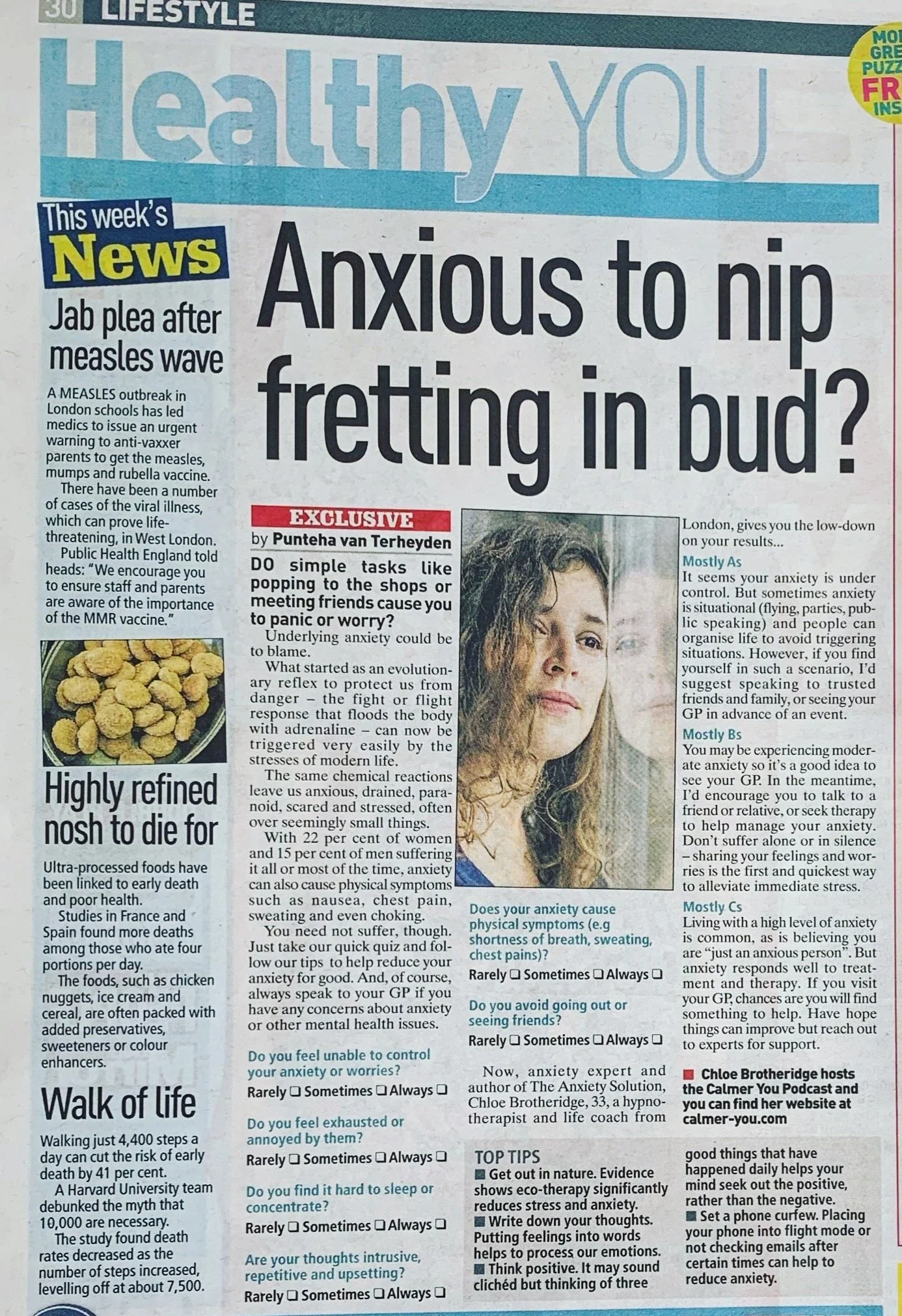 Take the anxiety quiz