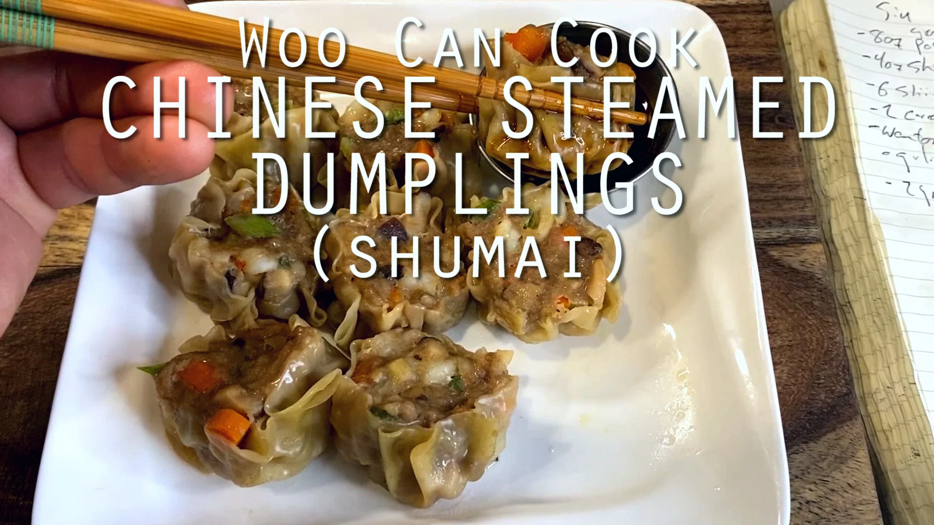 Woo Can Cook | Chinese Steamed "Shumai" Dumplings