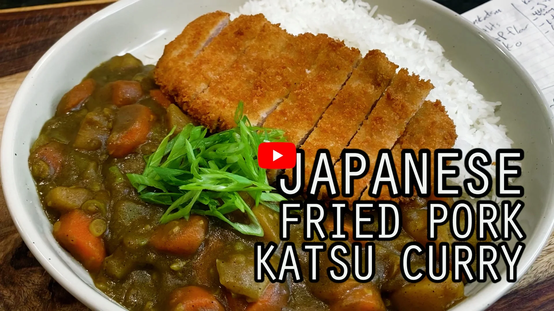 "Tonkatsu" Fried Pork Curry — Woo Can Cook
