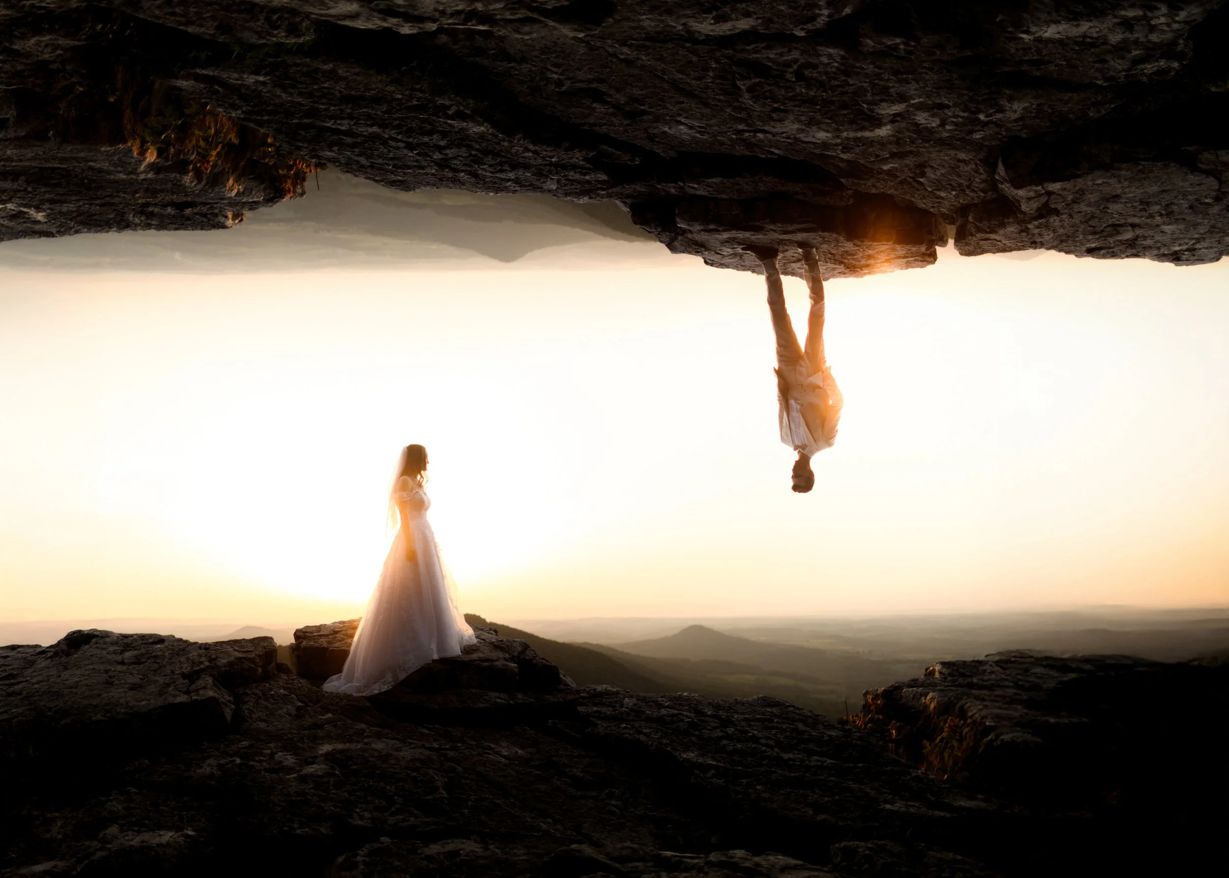 Dreamy Sunrise Mountain Elopement at Pulpit Rock Summit | Berks County, PA Elopement Photographer