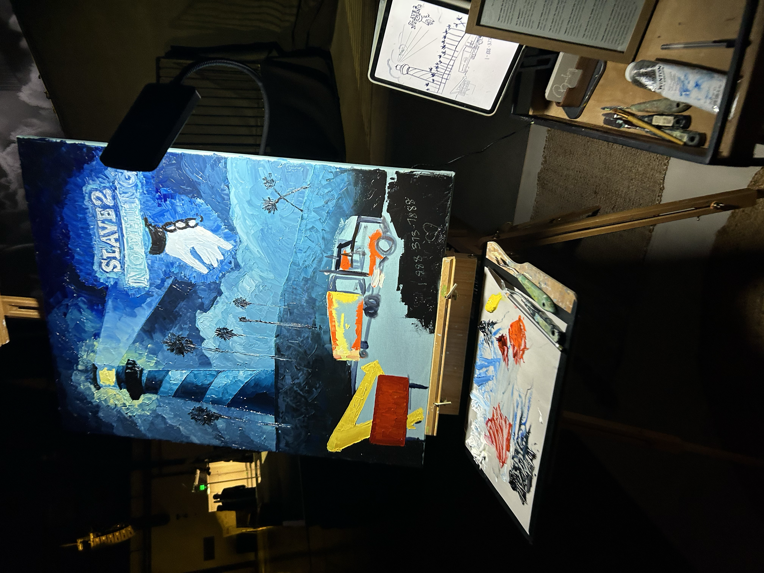 Live Corporate Event Painting for In-N-Out Burger Slave 2 Nothing Fundraiser Event Costa Mesa Orange County California