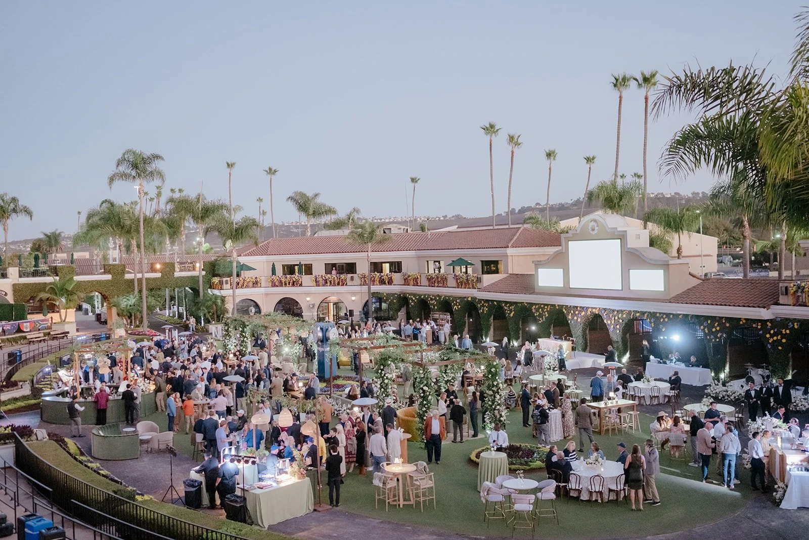 Live painting at the Keeneland Breeders’ Cup Championship Sale at Del Mar Racetrack in San Diego, California,