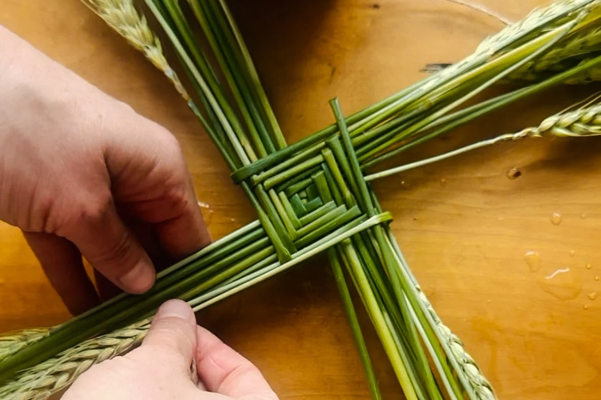 Imbolc + Wheat Weaving