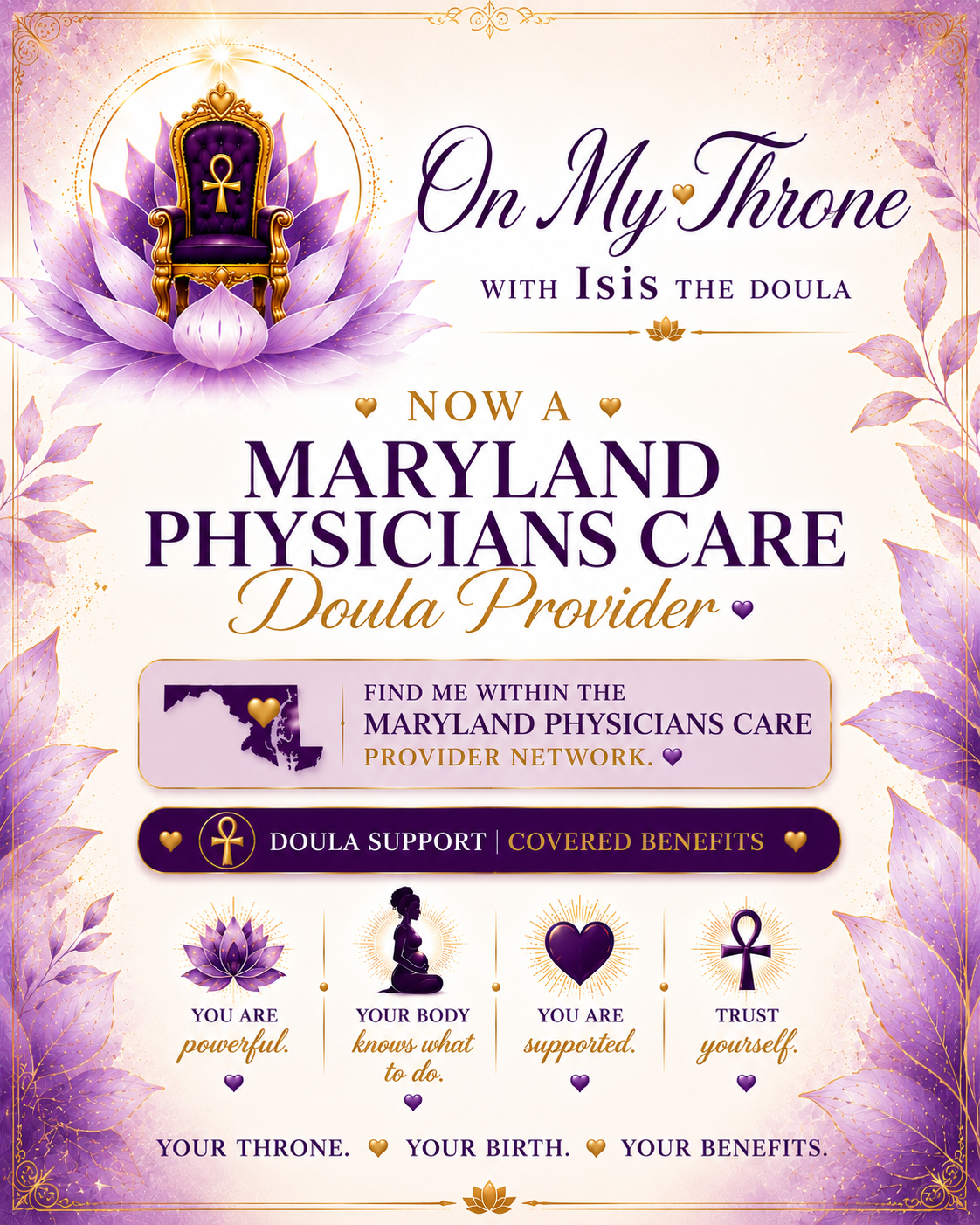 Maryland doula covered by insurance