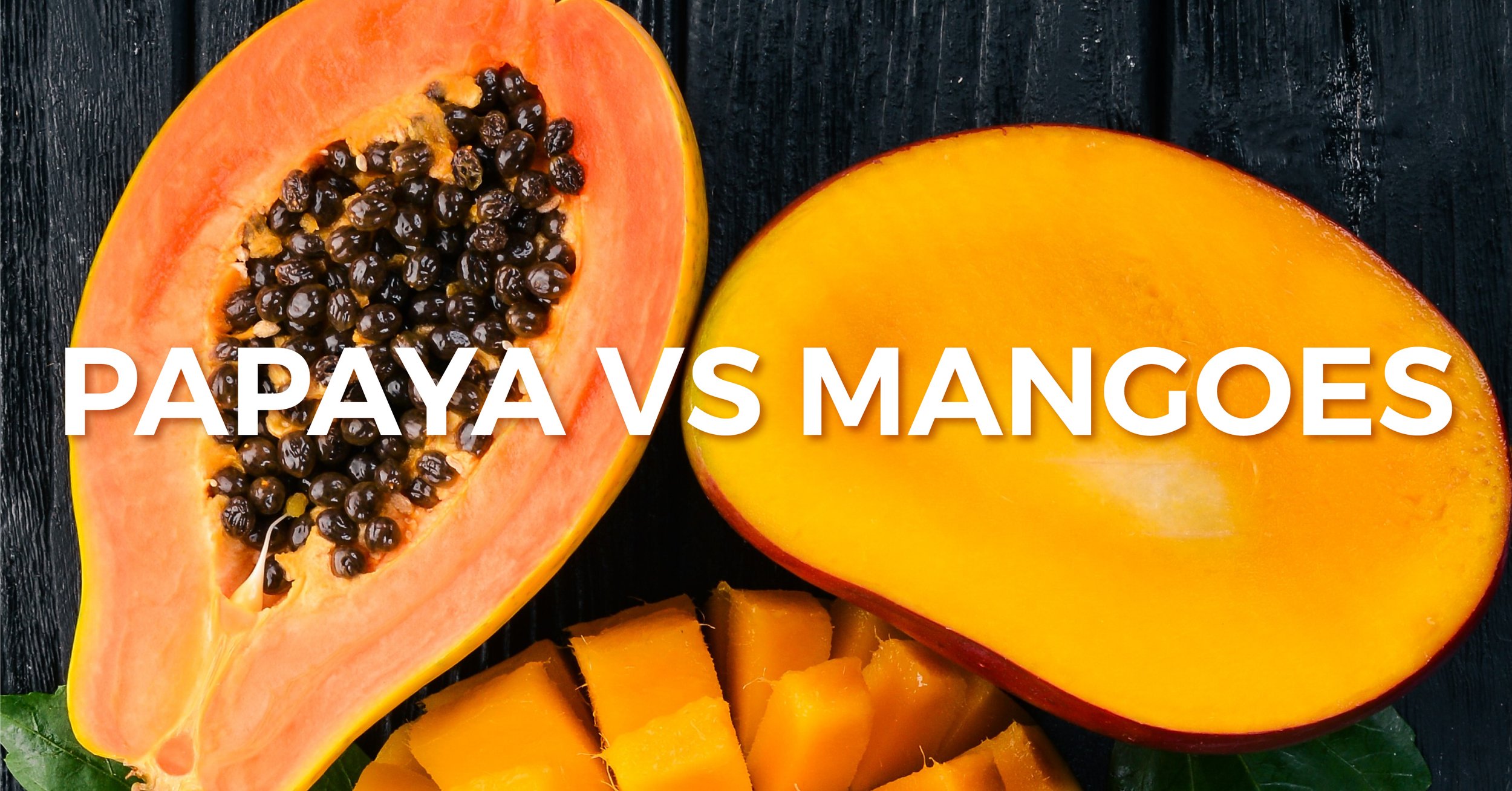 Papaya VS Fruits Let's Compare! Ruby Red Papaya