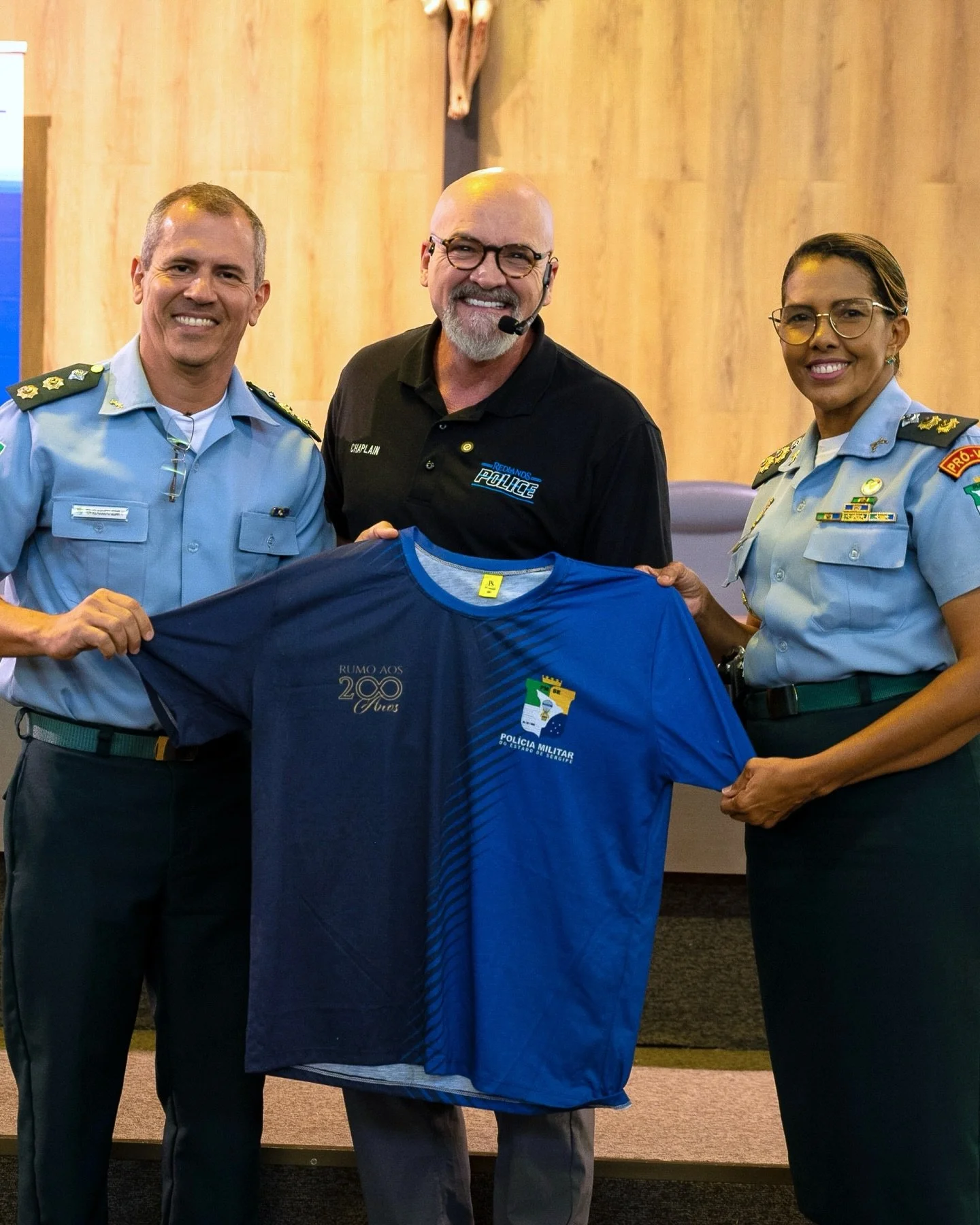 300 military cadets preparing to become police officers, receiving the message of life. This will change their trajectory &mdash; not just to be good officers, but to bring value and hope to every person they come in contact with. 
What an incredible