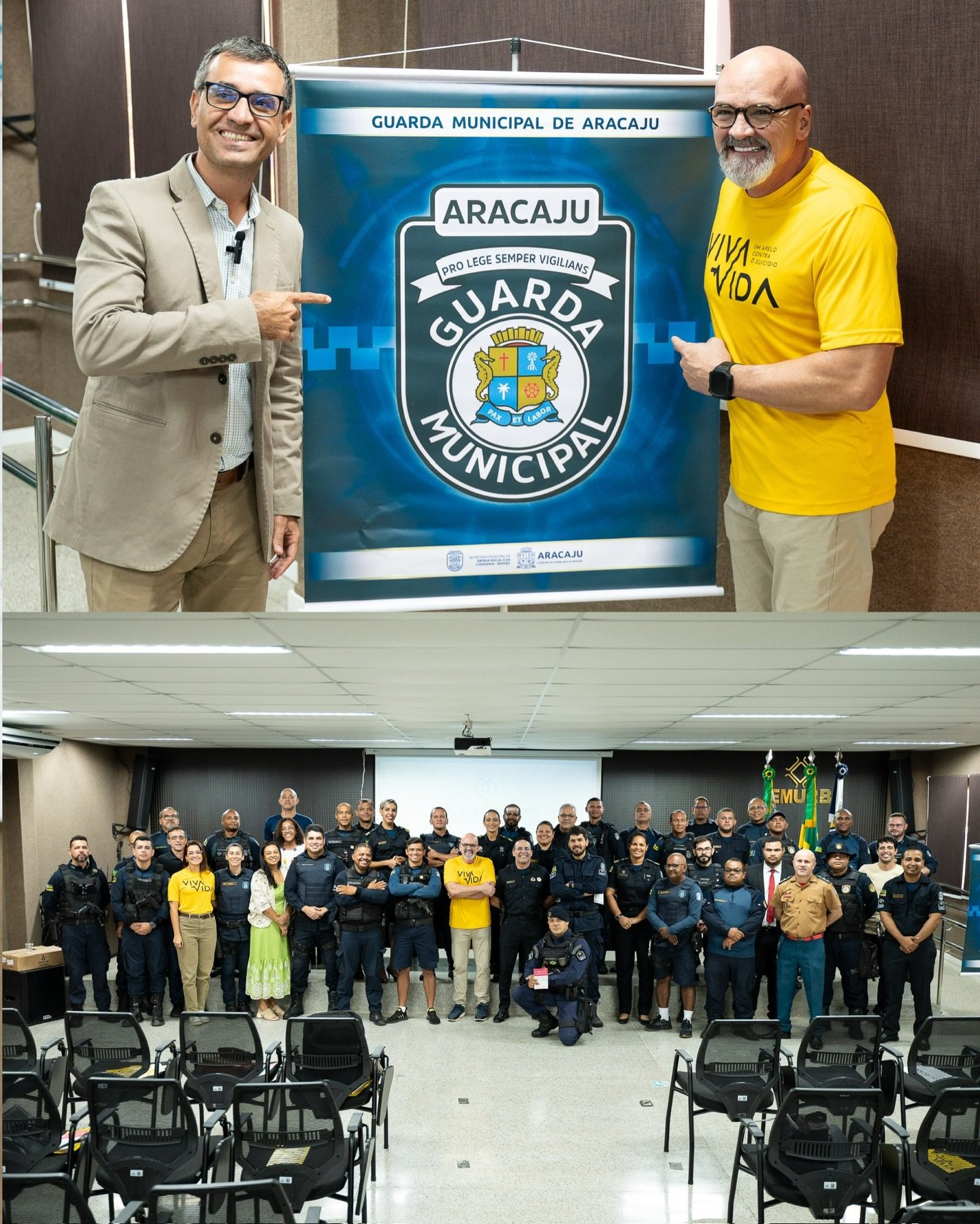 #TBT to a month that changed lives. 🙌
In January, VivaVida reached firefighters, correctional officers, municipal guards, the Municipal Traffic and Transport Authority, and inmates with a message that transforms: you matter, your life matters &mdash