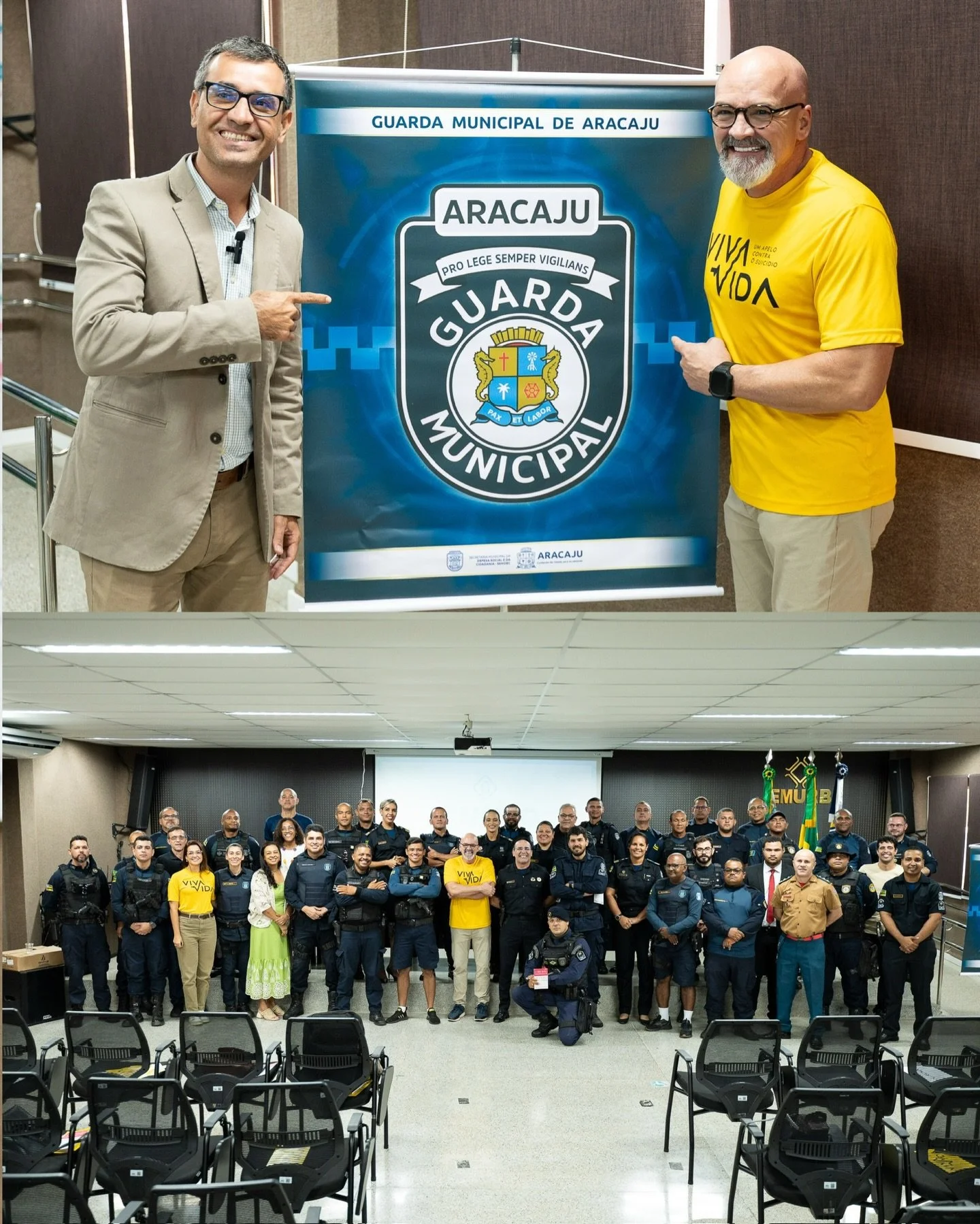 #TBT to a month that changed lives. 🙌
In January, VivaVida reached firefighters, correctional officers, municipal guards, the Municipal Traffic and Transport Authority, and inmates with a message that transforms: you matter, your life matters &mdash