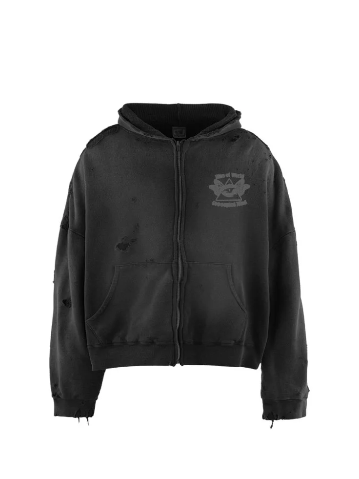 "002 "Black I.M. Zip Hoodie
