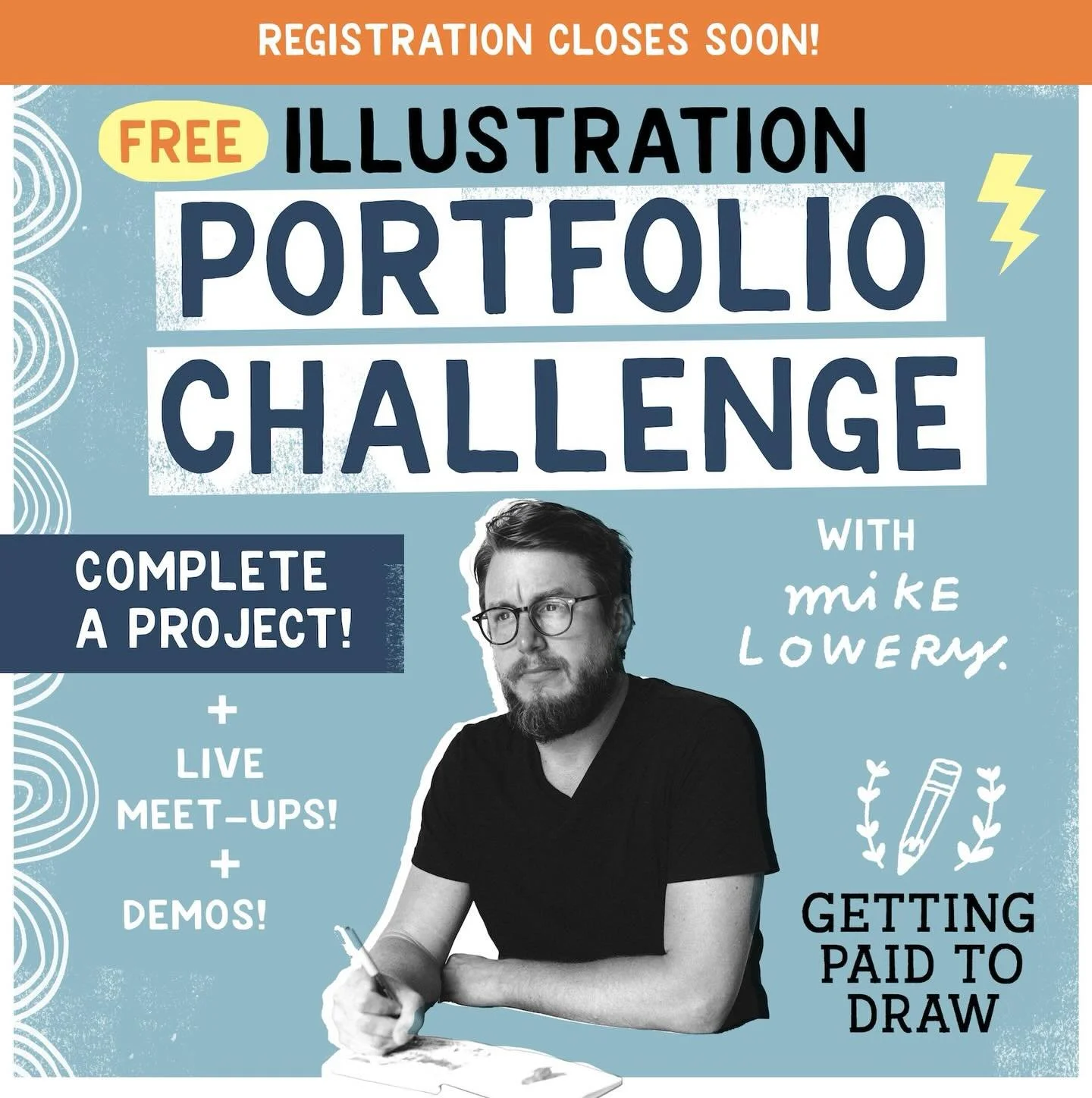 It&rsquo;s back!! Once a year, I give this workshop to help you finish one portfolio piece in just a few days! Come hang out and make a project! Sign up in bio.