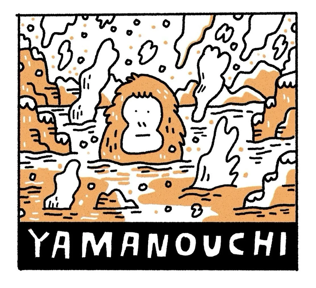 Hello from YAMANOUCHI Japan! We&rsquo;ve been drawings and walking and eating and drawing more.