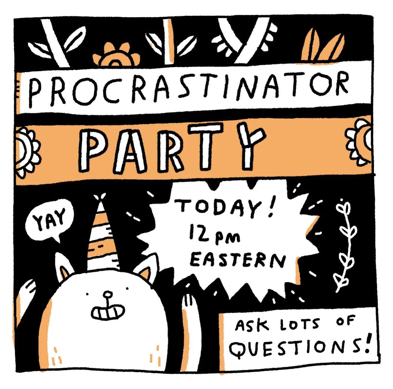 Hey!! Today is the last day to sign up for my class!! For all you procrastinators, I&rsquo;m having a little zoom party to ask questions about the course. It&rsquo;s today at 12 noon (eastern!!) link in bio.