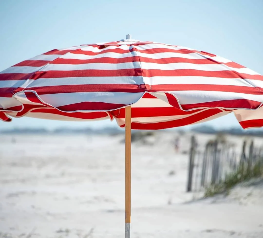 Seaside Chairs And Umbrellas