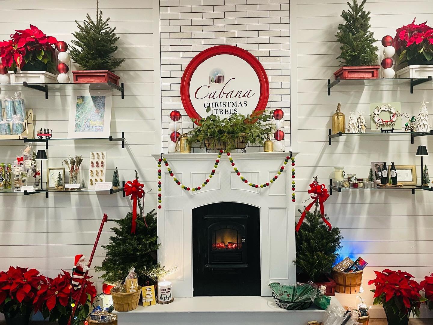 Come enjoy the magic of the season at Cabana Christmas Trees &amp; Holiday Market! 
.
Open daily, 9am - 7pm
.
Offering fresh cut Fraser Fir trees, amazing greenery, wreaths, garlands, locally handmade bows and so much more. Fun for the whole family. 