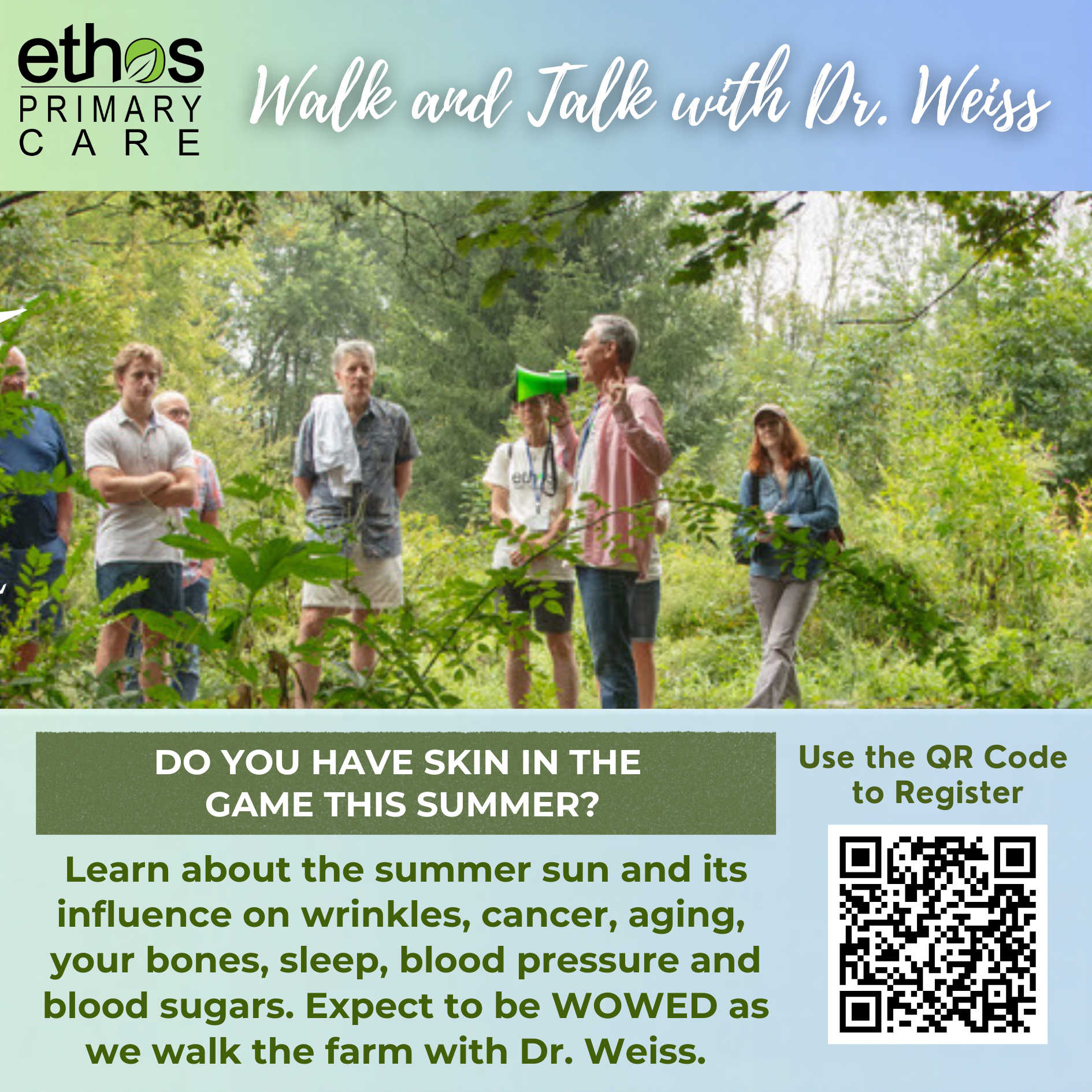 Walk &amp; Talk with Dr. Weiss 