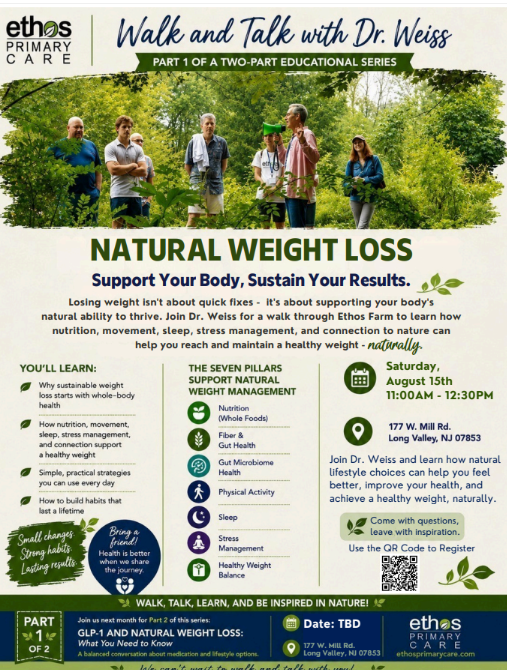 Walk and Talk with Dr. Weiss 