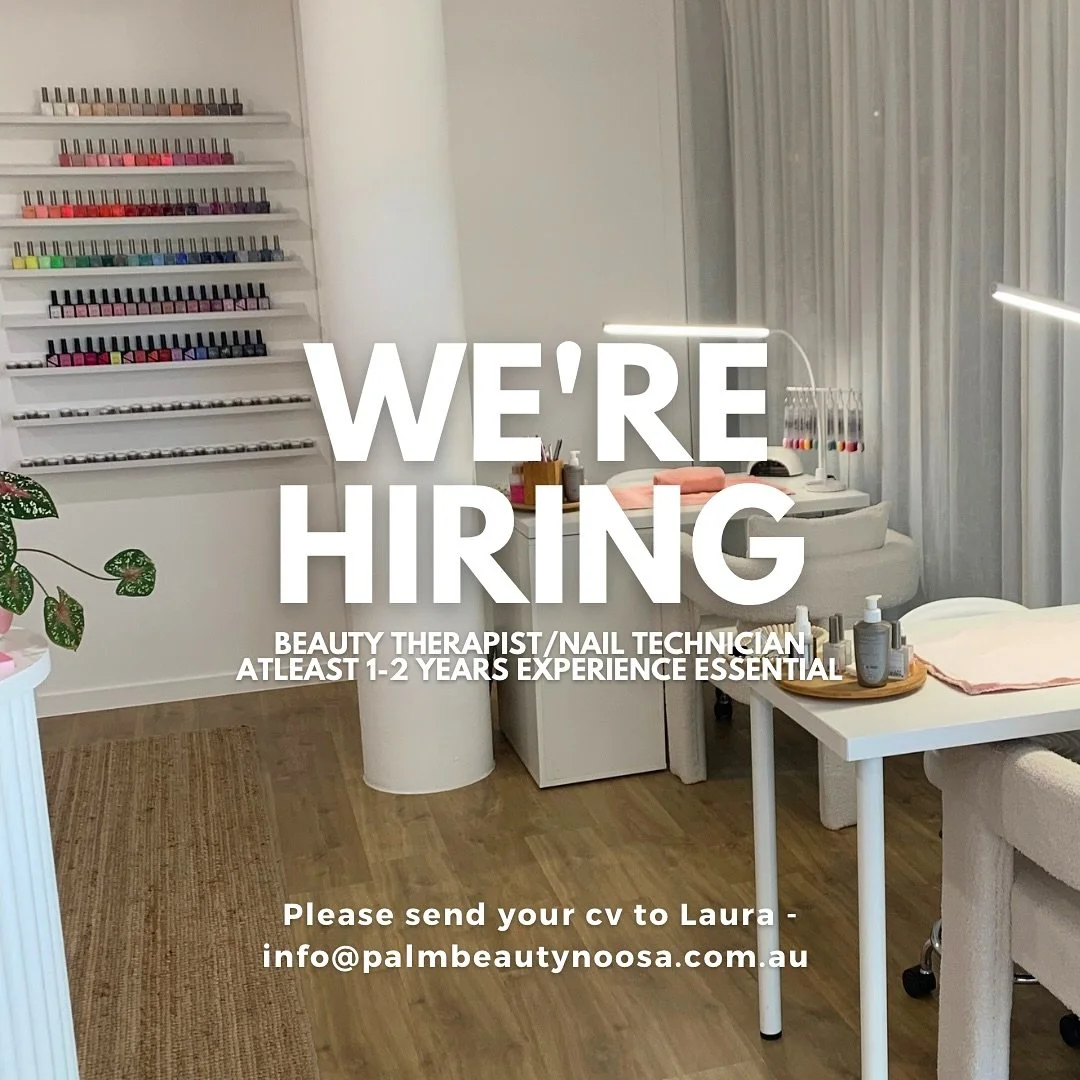 We&rsquo;re looking for a passionate Beauty Therapist/Nail Technician to join our salon! If you have an eye for detail &amp; love working as part of a team, we would love to hear from you!

Must have atleast 1-2 years of experience. Experience in Man