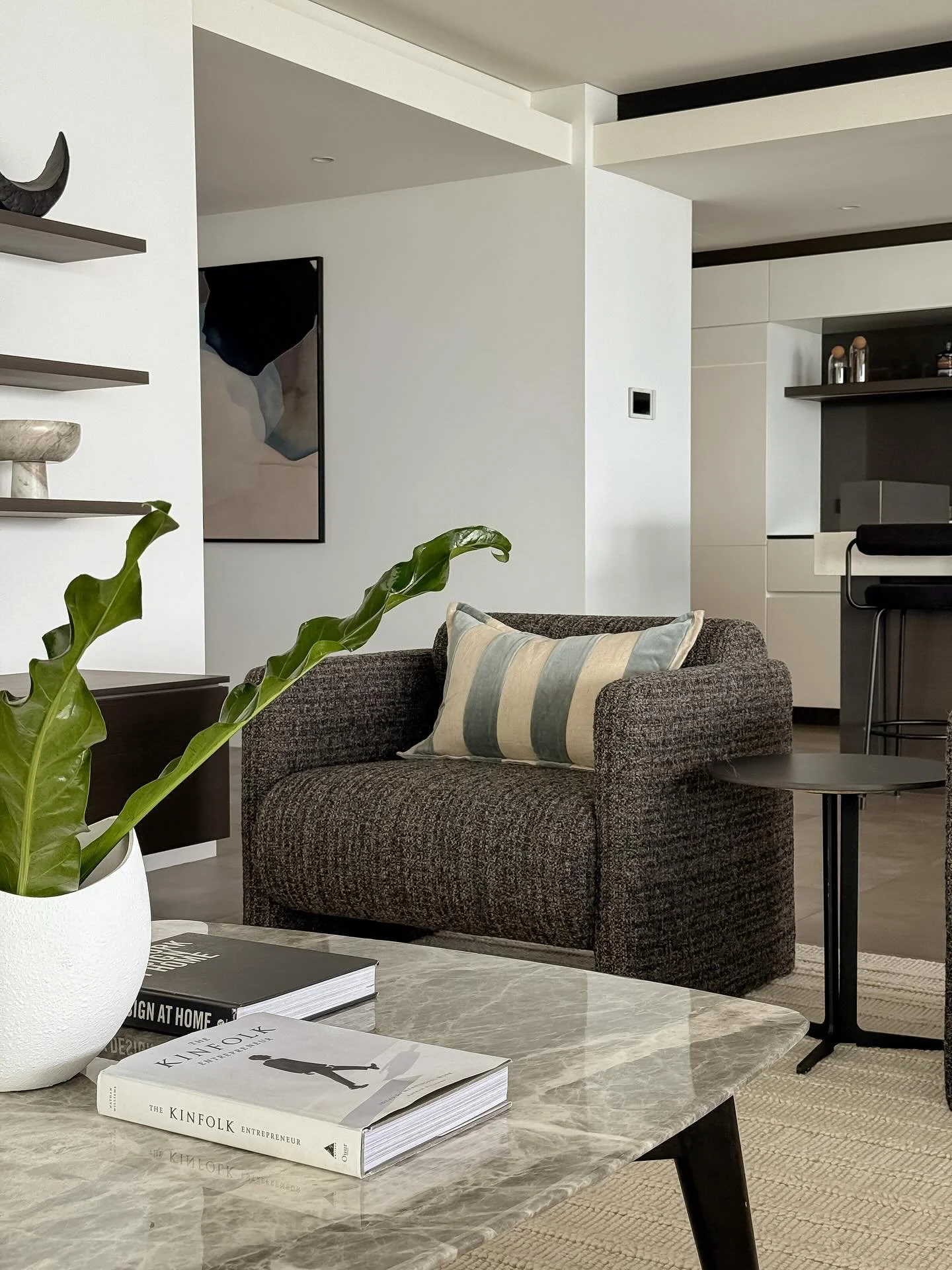 Views that don&rsquo;t quit and styling that matches the mood. Deep blues, warm neutral tones, and an elevated softness that brings this whole South Perth apartment to life. 

@merylcarterluxuryrealestate 
⠀⠀⠀⠀⠀⠀⠀⠀⠀
#elevatewithPSCO #designthatsells 