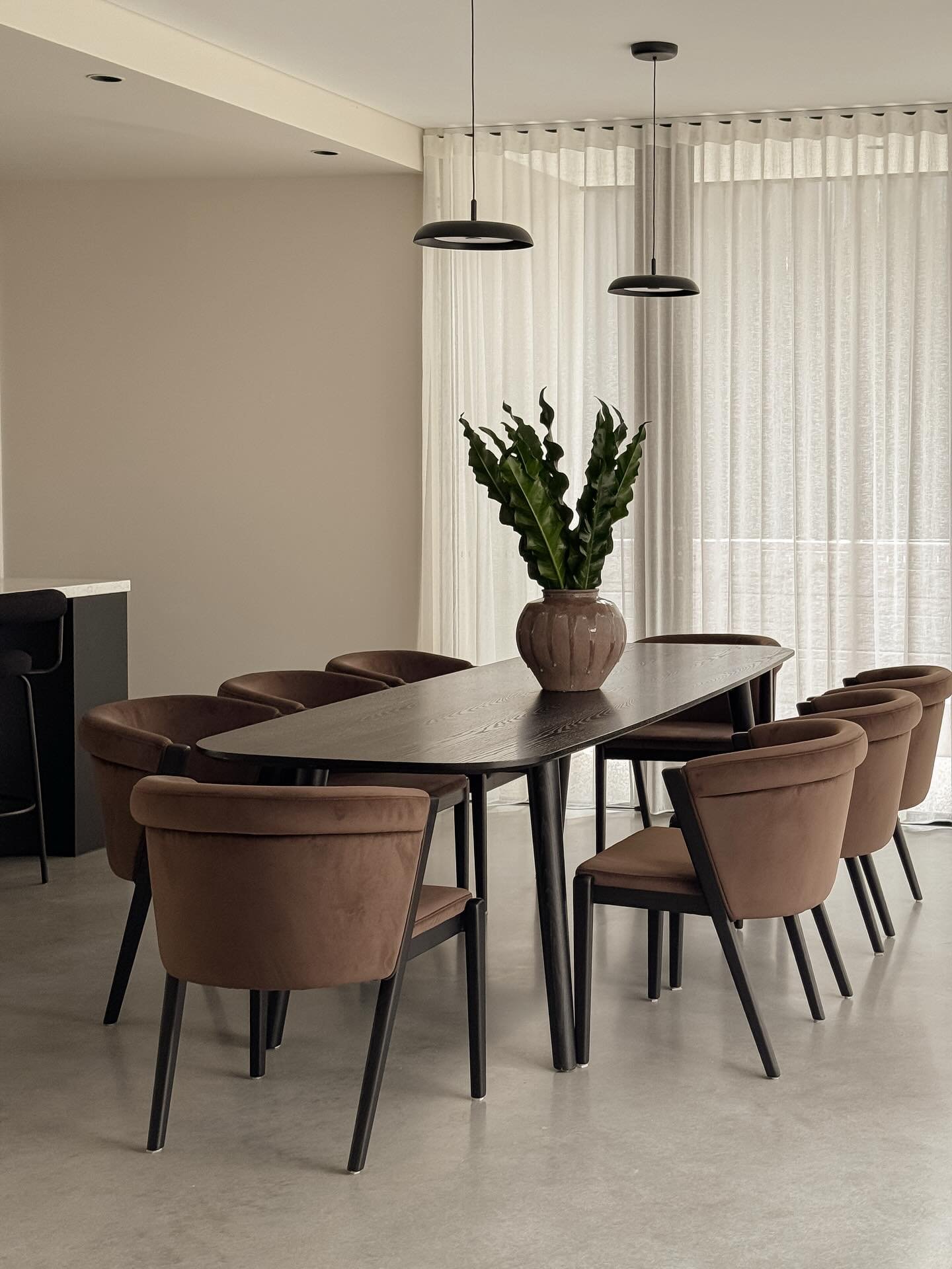 Warm, contemporary &amp; modern. 
Our new Carlos dining chairs sitting pretty in this gorgeous dining space in Woodlands. 

@welinkgroup 
@meritorhomes 
⠀⠀⠀⠀⠀⠀⠀⠀⠀
#elevatewithPSCO #designthatsells #curatedliving