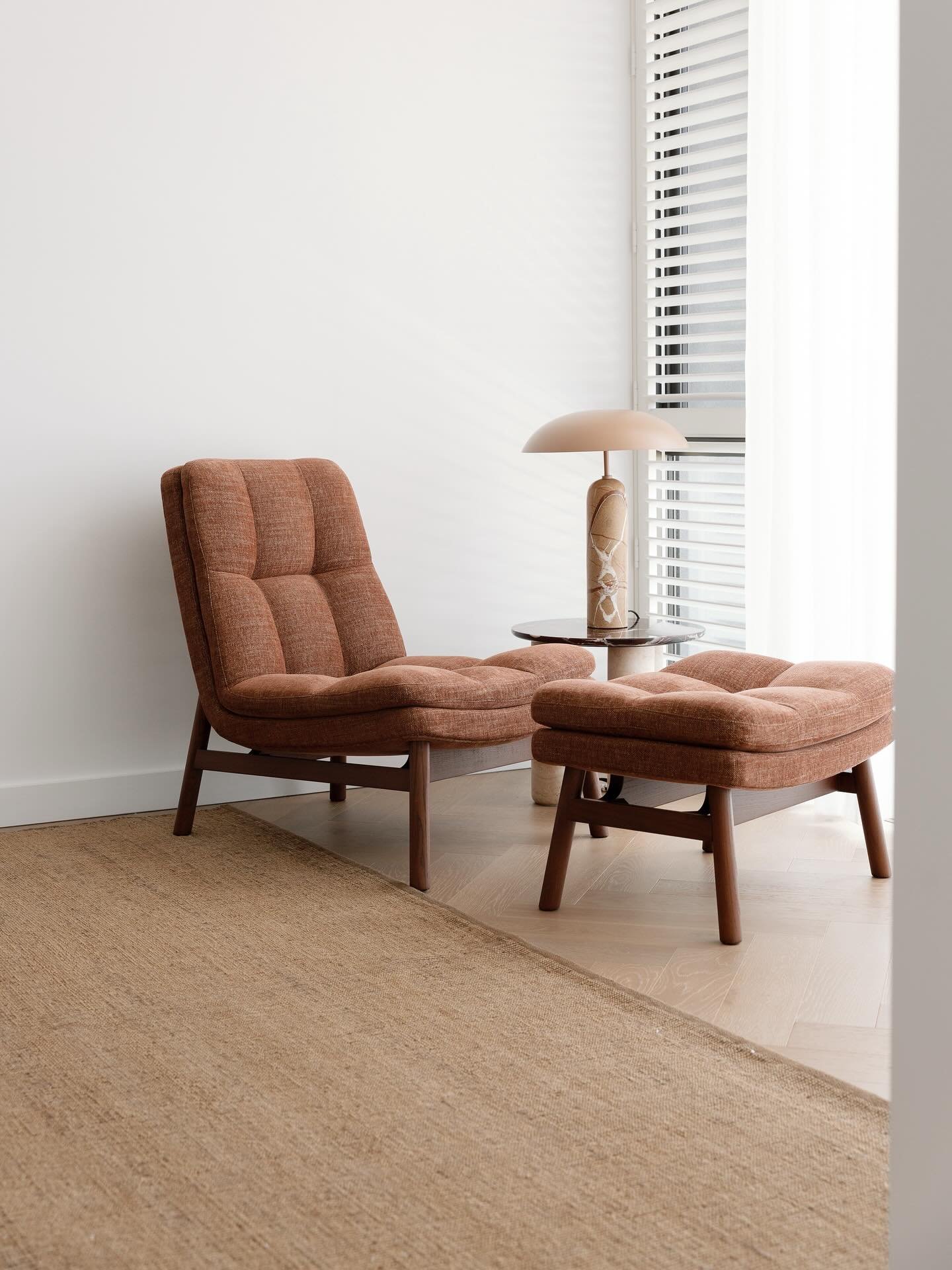 One of the best parts of our Interior Design service, is the incredible suppliers we get to work with. 
This gorgeous seating arrangement from Globe West had us all heart eyes on Kellie&rsquo;s recent Nedlands project! 
⠀⠀⠀⠀⠀⠀⠀⠀⠀
Armchair, Ottoman &a