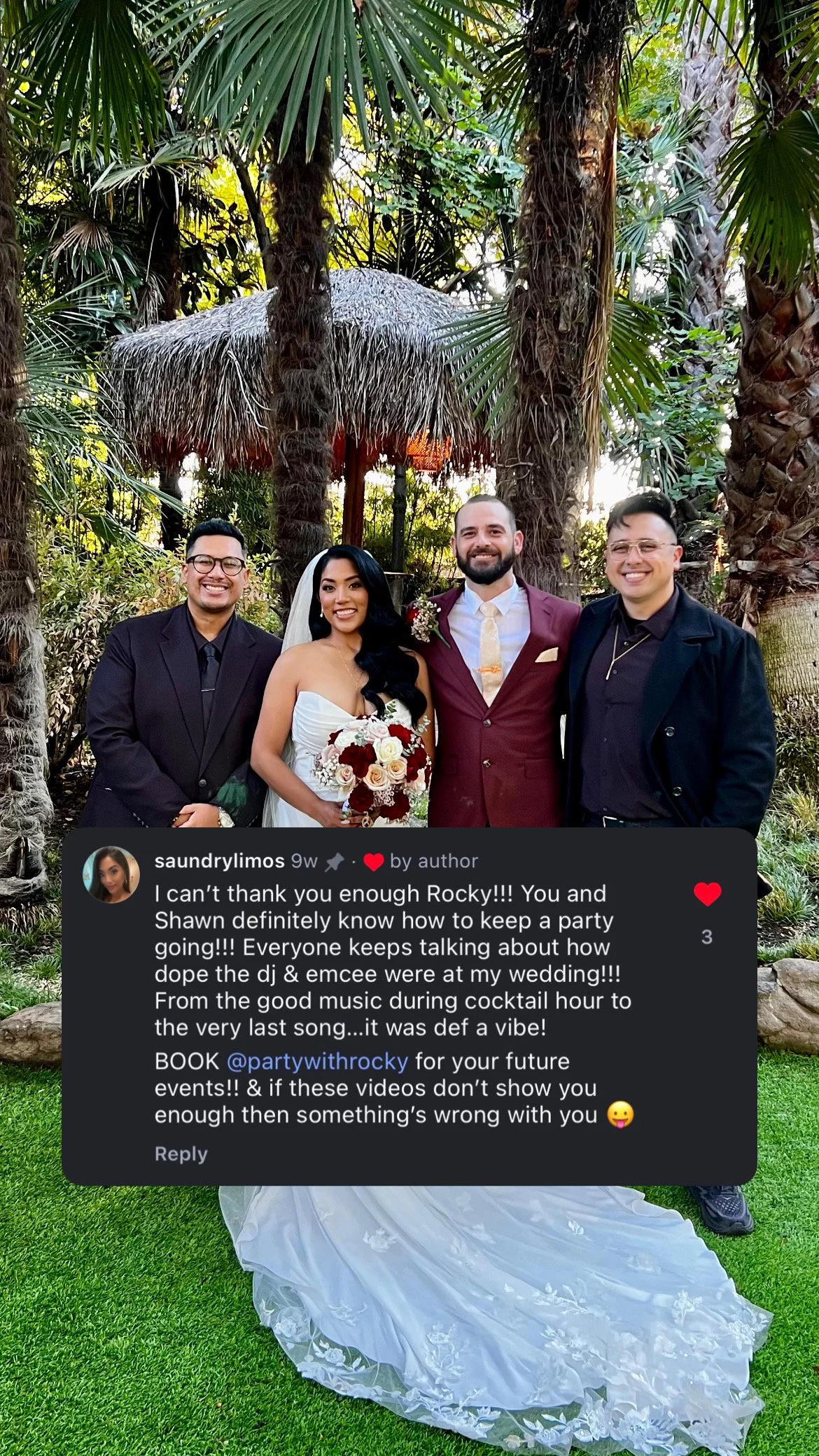 Party With Rocky The Palms Chico Testimonial.JPG