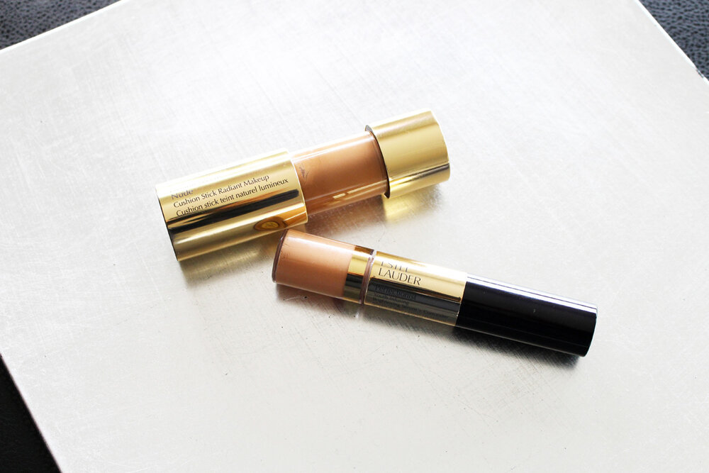 Lauder Double Wear Nude Cushion Stick + Perfectionist & Concealer Review — ADIA