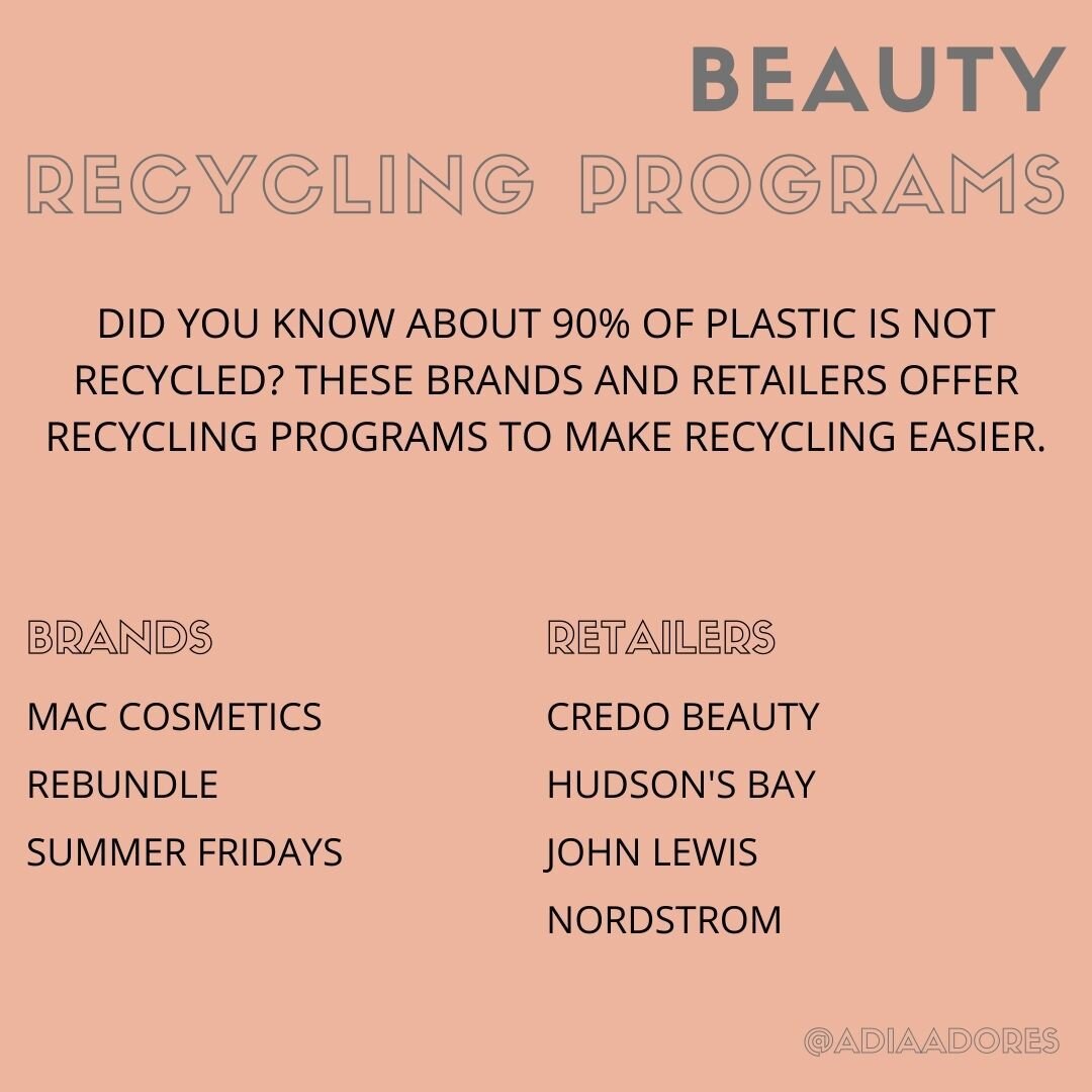 Really wanted to get this up for #earthday but better late than never 🙃
I know that the beauty industry is responsible for millions of tons of waste, and that's partly because many beauty packaging components are difficult and expensive to recycle.
