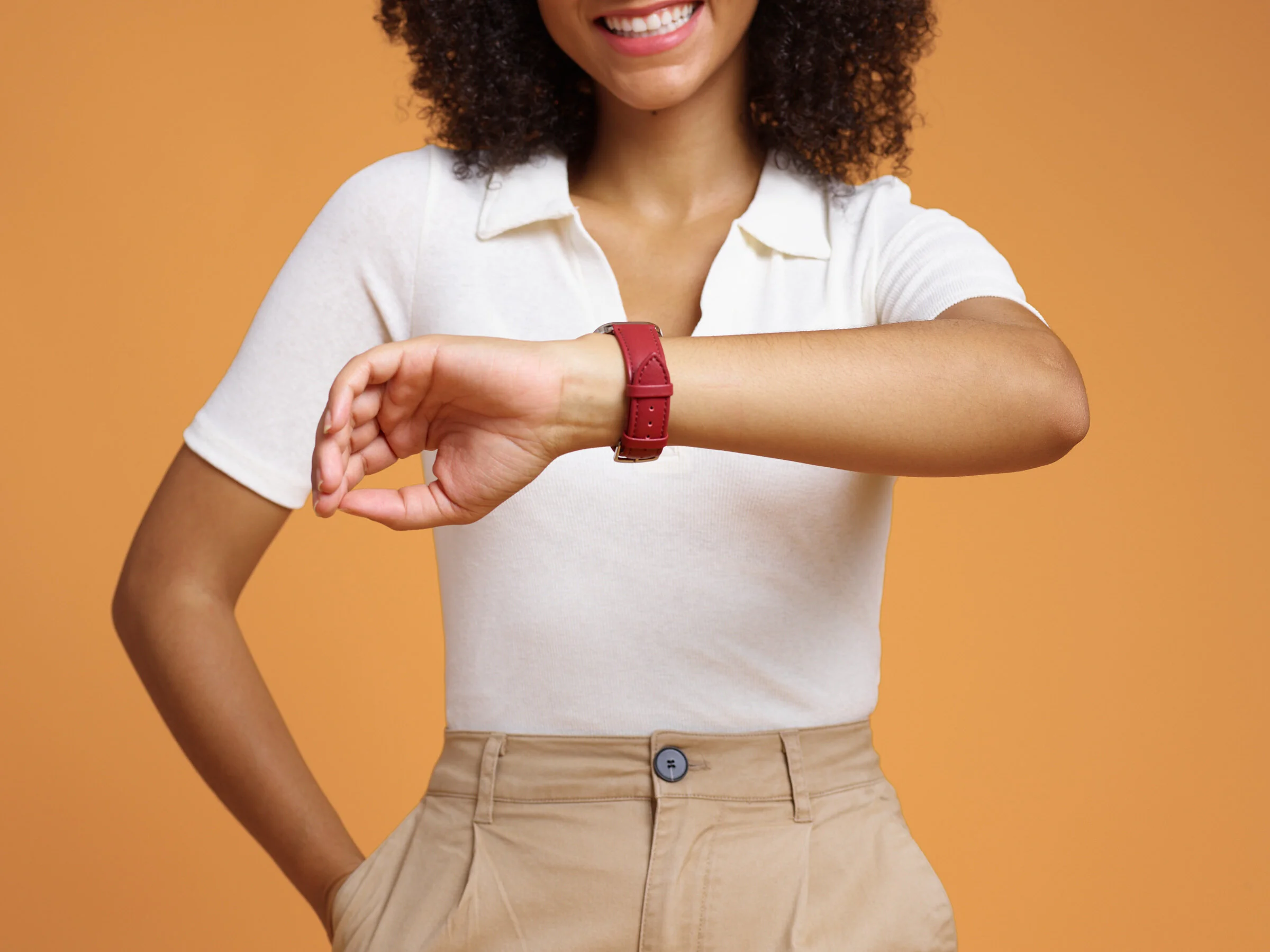 h0750_red_hadley_genuine_microfiber_sustainable_watchband_model_1.jpg