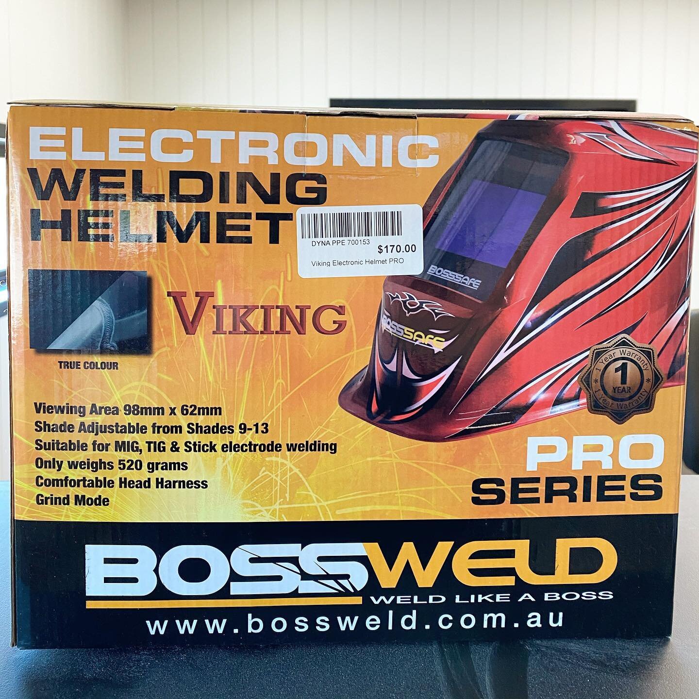 Last minute Christmas stock has arrived.  Atlas, Viking, Venom electronic Pro welding helmets, $170 each, all with adjustable shades 9 to 13.  Suitable for Mig, tig and stick welding. 
Pick up from Colac 3250. 
Sorry no delivery. 
Send Chrissy a mess