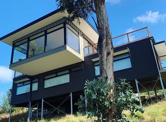 We&rsquo;ve seen the structural steel by @loriccoengineering that we completed for our Dunoon project, now check out the finished build by @joshcrosbie_architects and @greatoceanroadbuilders