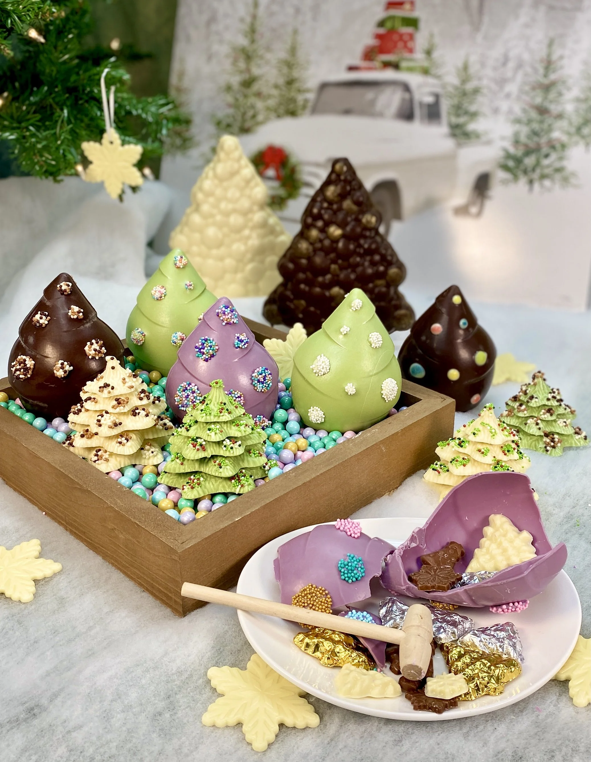 Smashable Holiday Chocolates