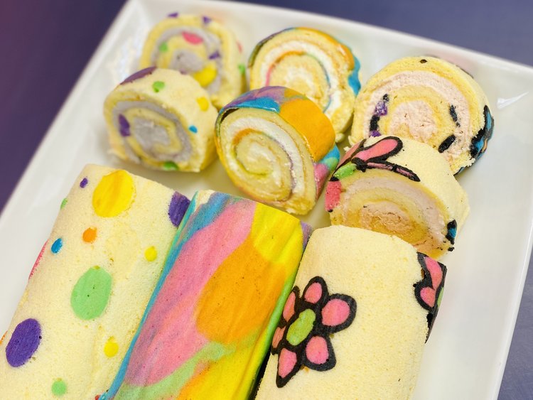 Polka Dotted Swiss Roll Recipe — Hill Reeves