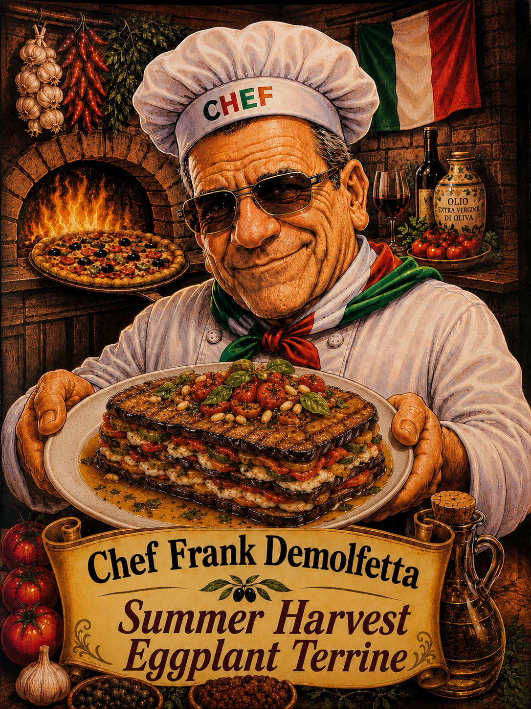 Chef Frank’s Eggplant Terrine
