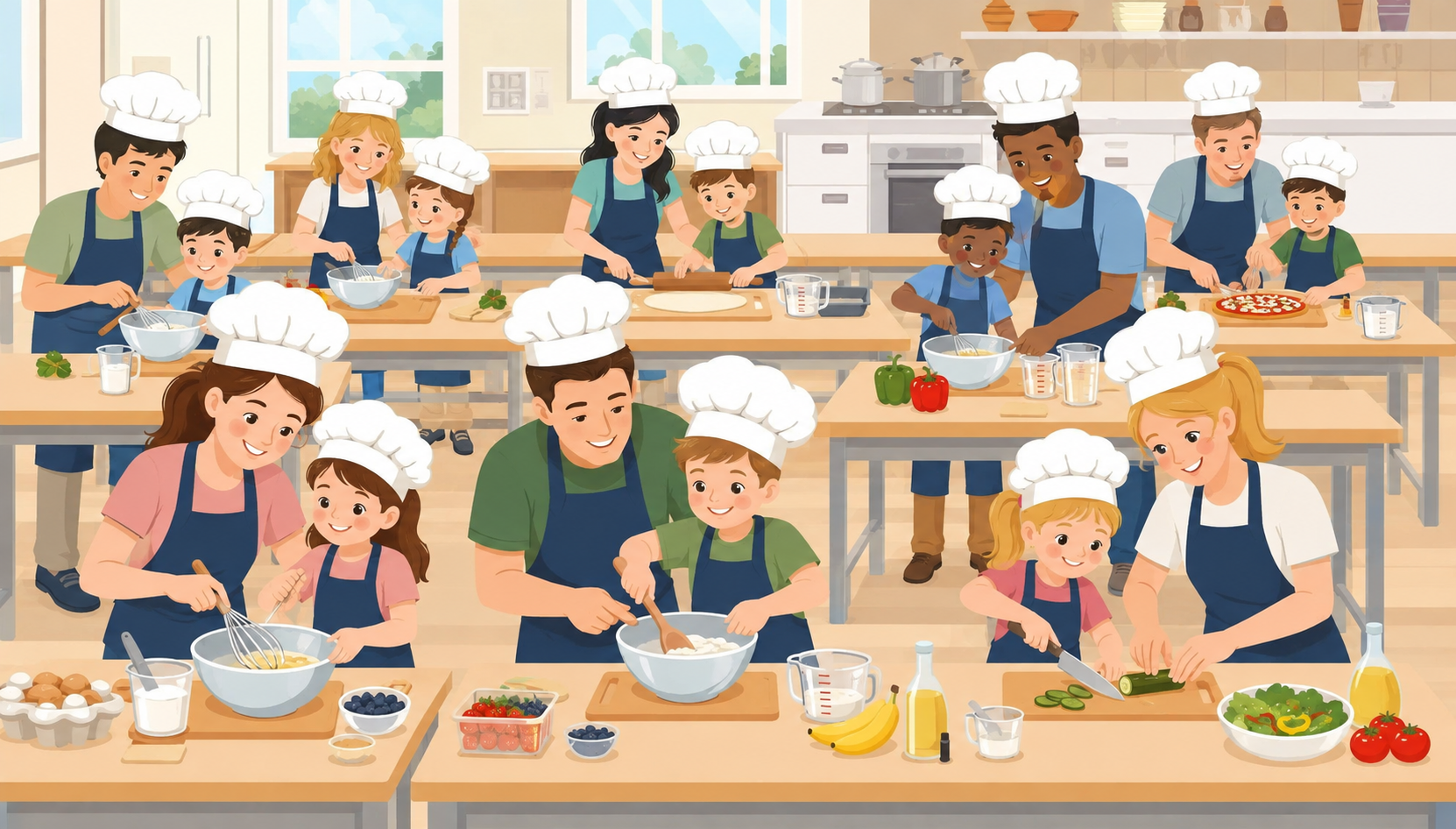 Little Chefs &amp; Grown-Ups, A Six-Week Parent &amp; Child Cooking Adventure