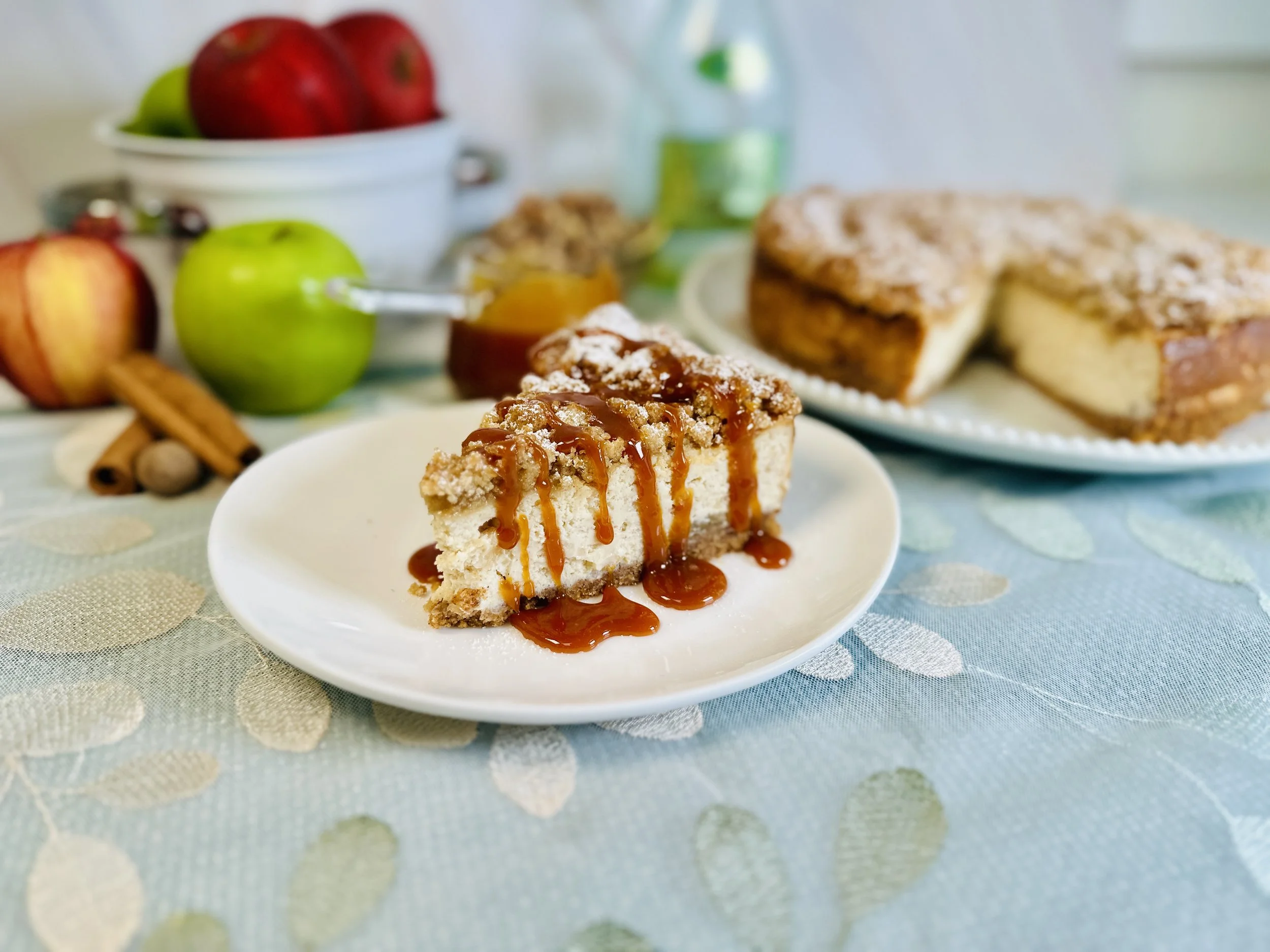 Holiday Dessert - Caramel Apple Cheesecake