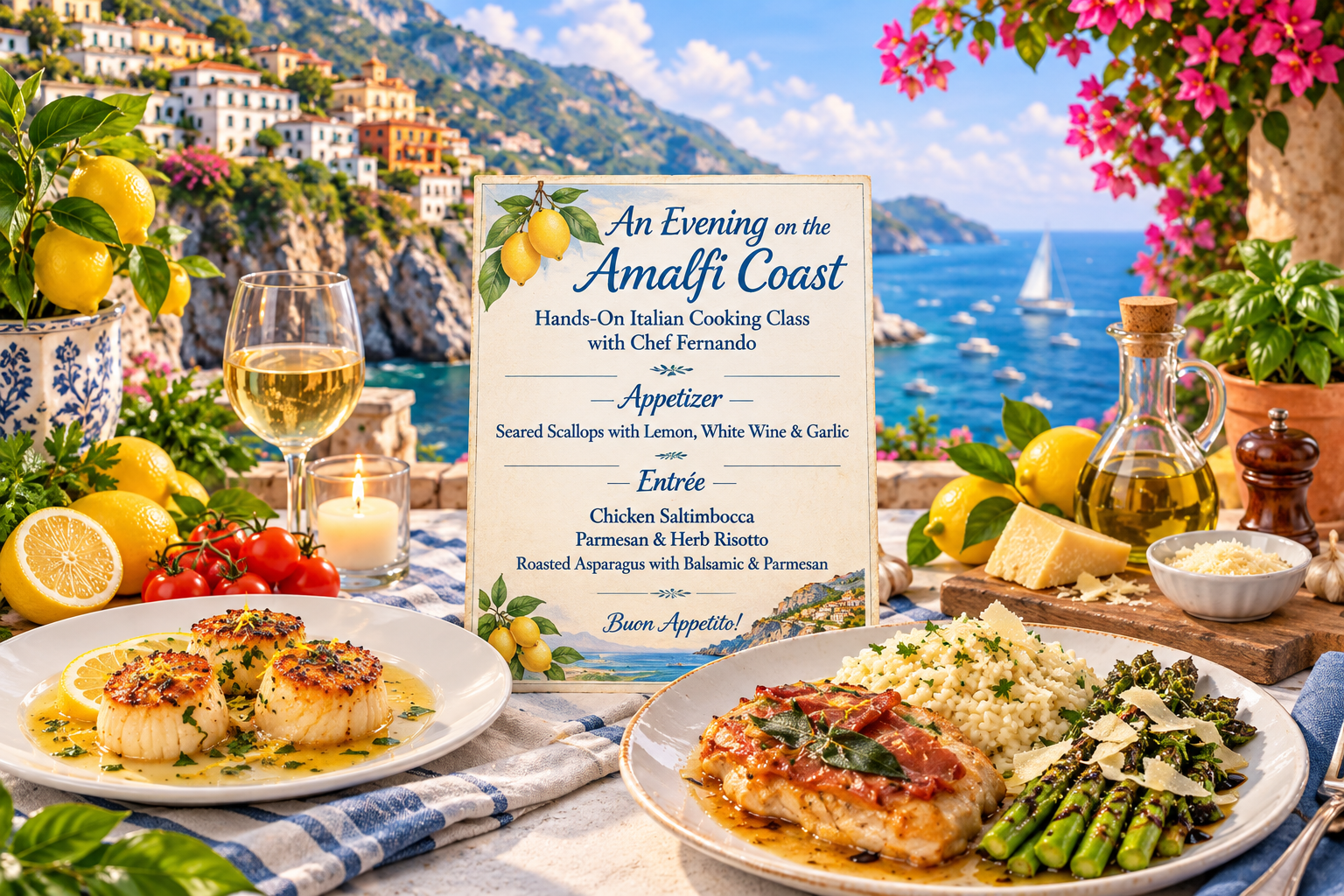 An Evening on the Amalfi Coast