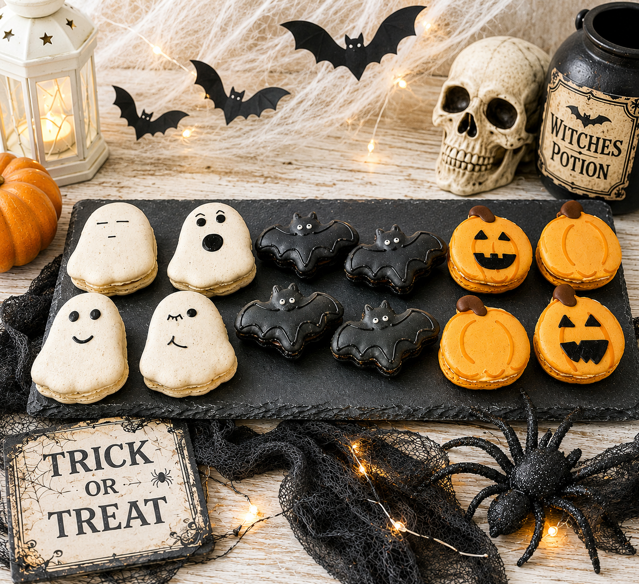 Spooky Halloween Macaron