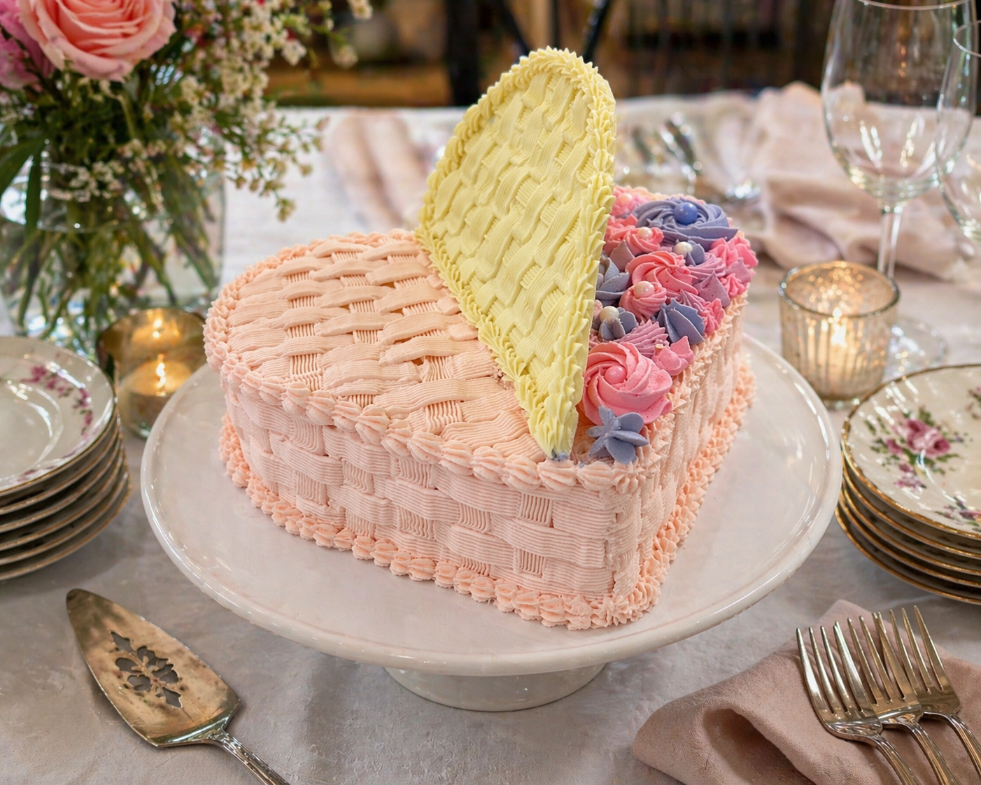 Spring Basketweave Cake Decorating Class
