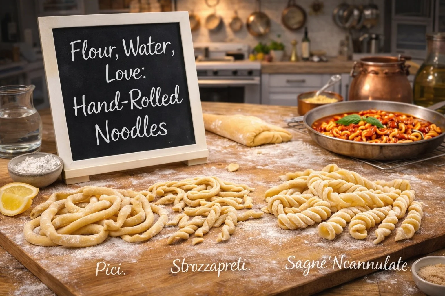 Old World Italian Pastas by Hand