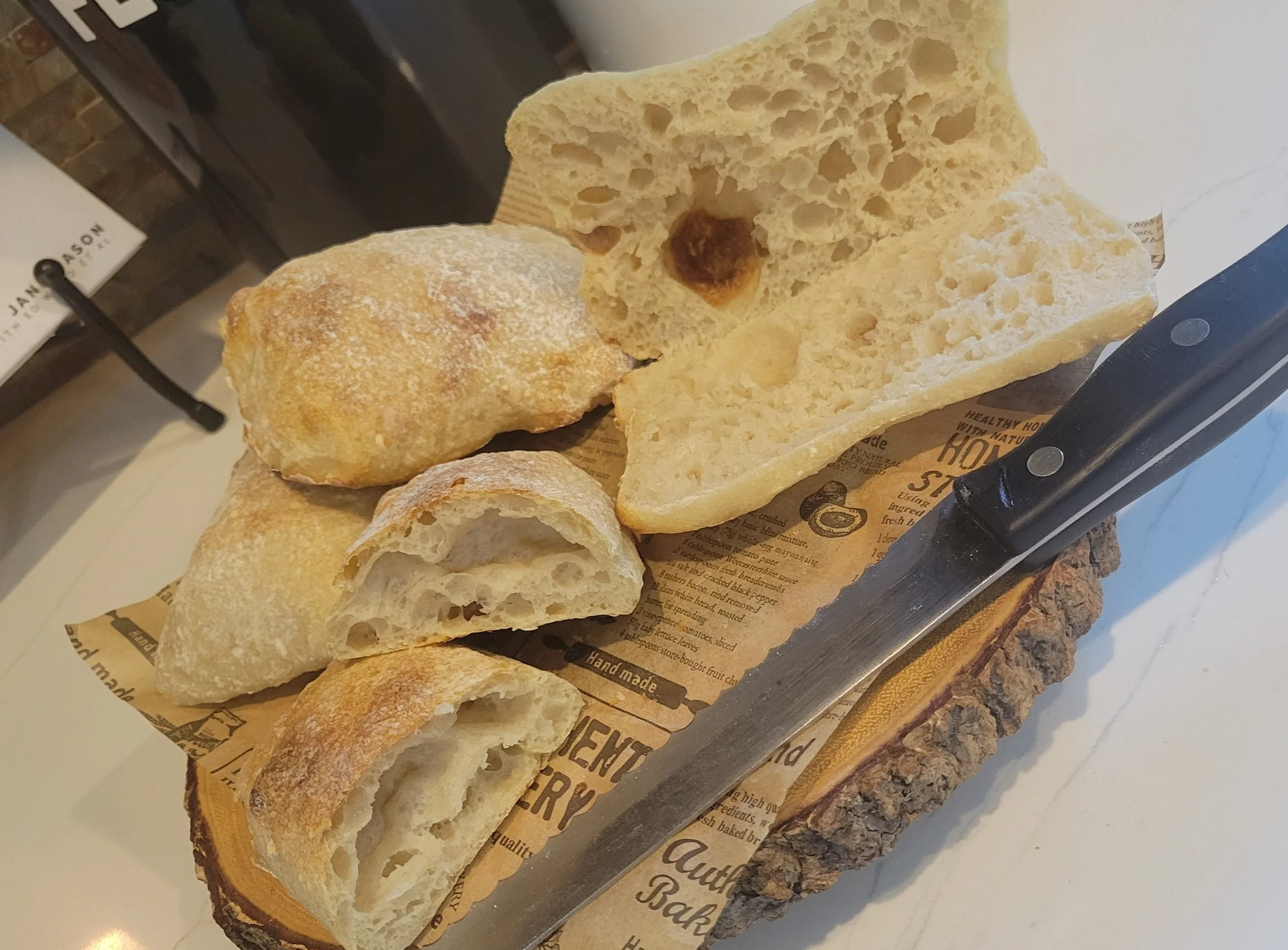 Ciabatta, Piadina & Crackers with Lievito Madre