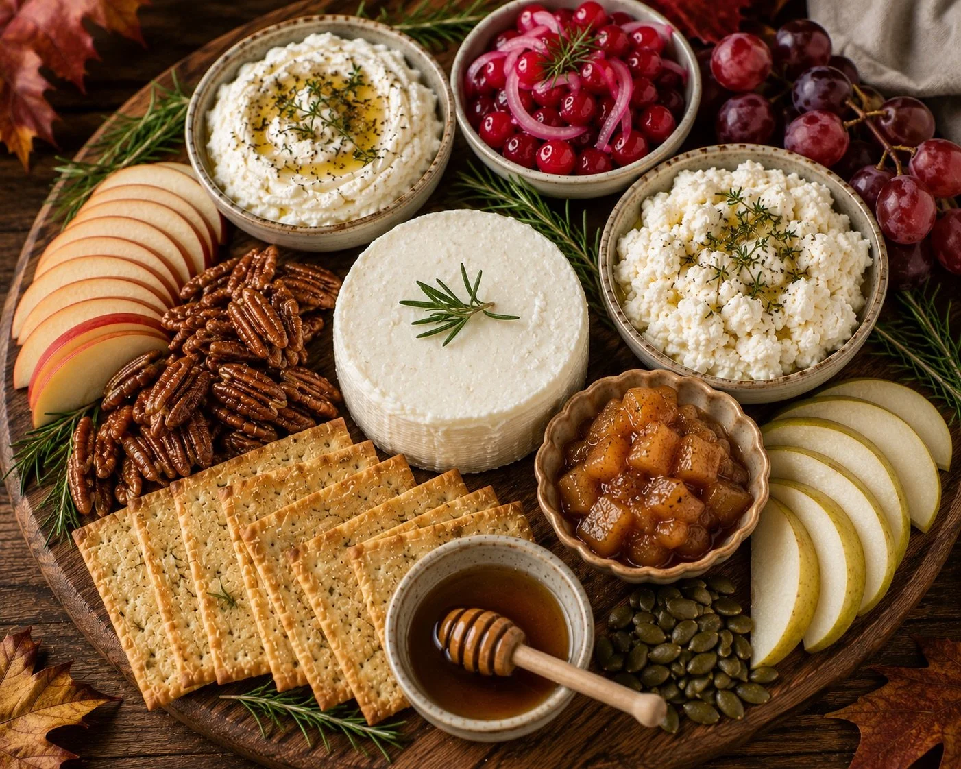 Autumn Fresh Cheese &amp; Grazing Board
