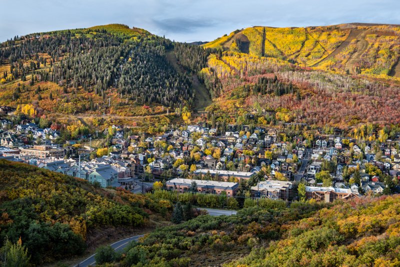 
Old Town Autumn Colors — Ski Town
Park City, Utah
Old Town nestles beneath the ski slopes as autumn colors sweep across the mountains—a fleeting season when Park City is dressed in gold.

Limited Edition • Signed & Numbered