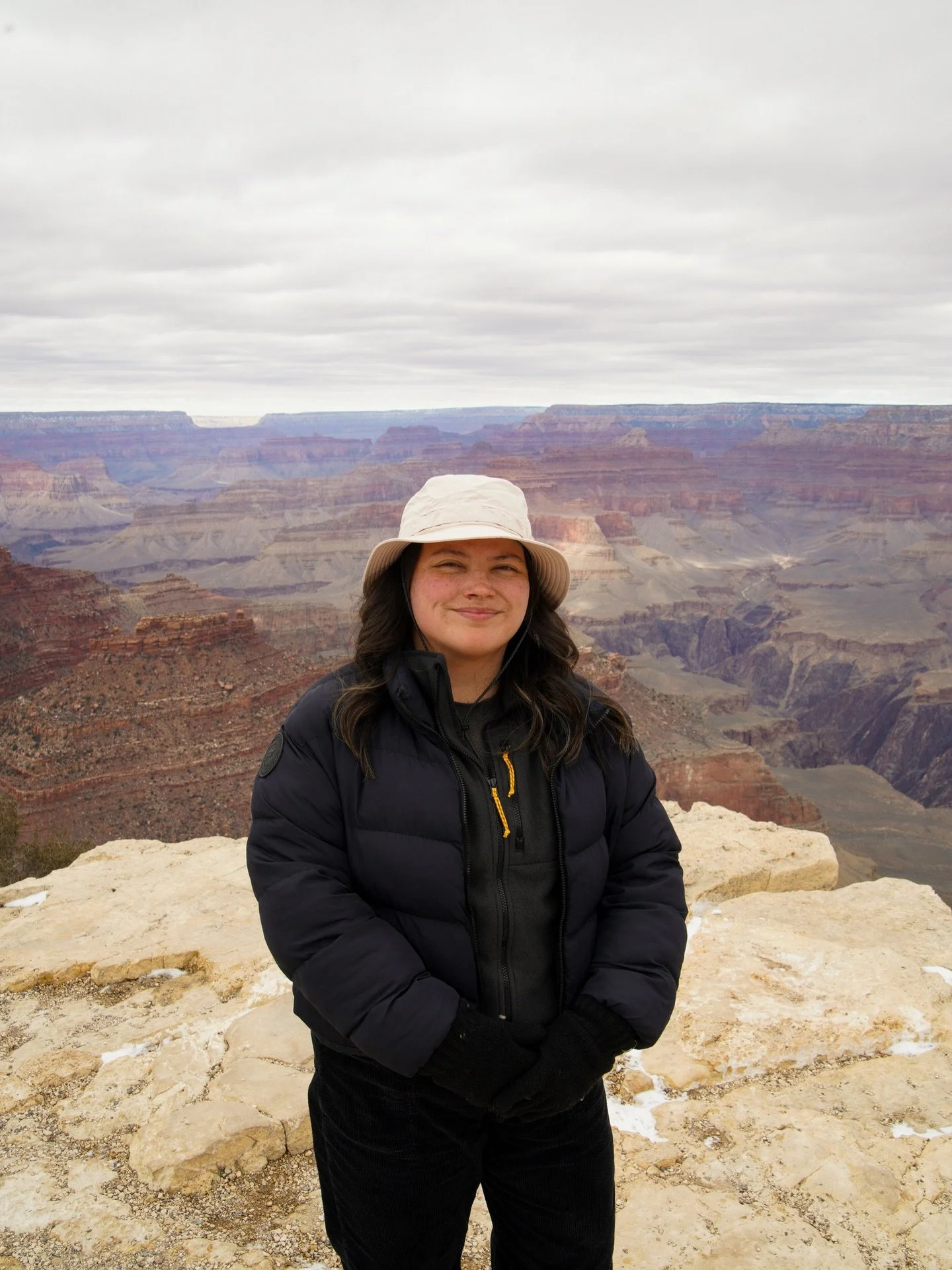 stop 4/9 was grand af 🚙💨 every time I come here I still can&rsquo;t believe it&rsquo;s real. shoutout to a billion years of slow change ✌️also I am a mere california girl and was not expecting the snow storm