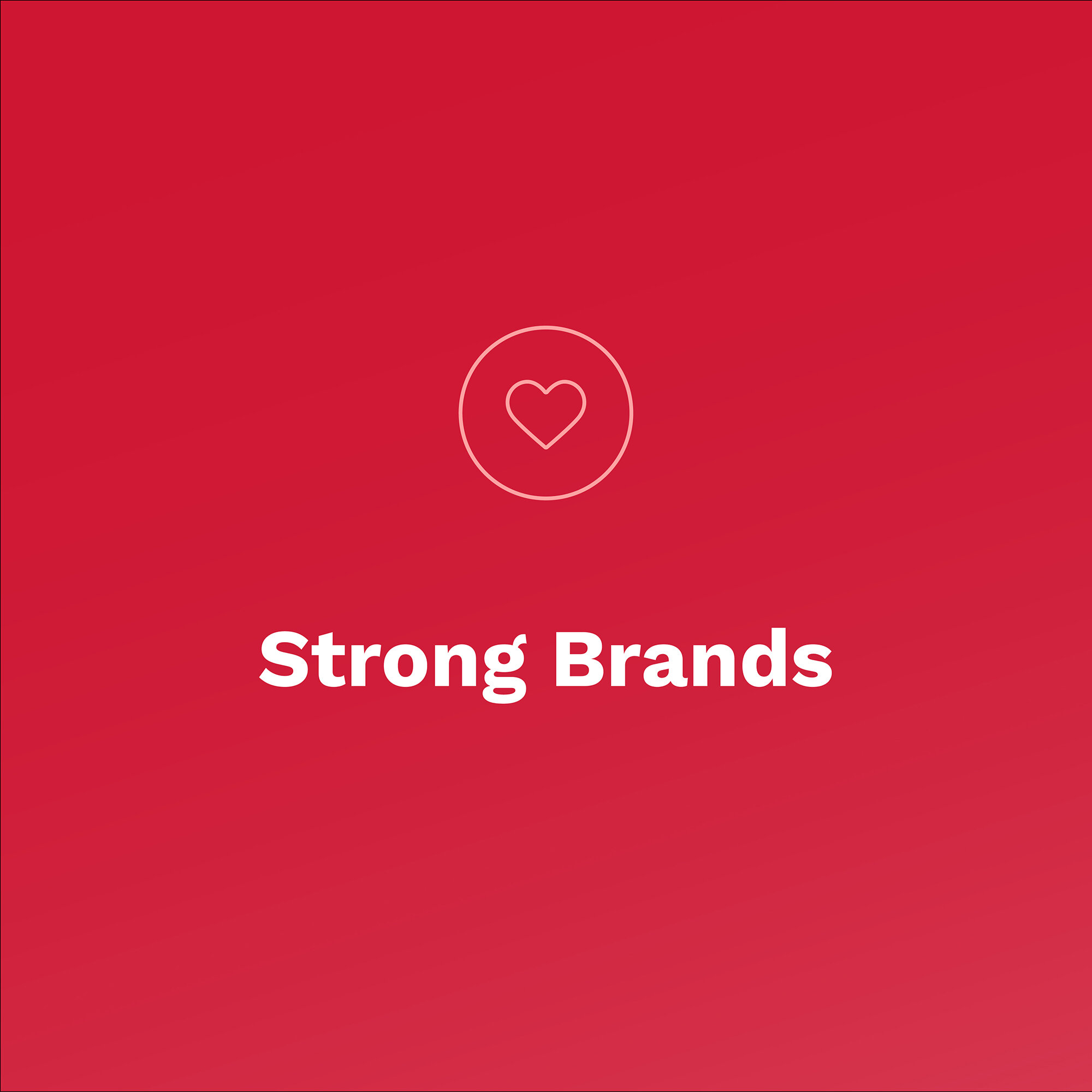 Strong BrandsWhether start-up or brand leader - we have the experience and the network across the borders of Switzerland. We find and sharpen the core of the brand and always keep the big picture in focus.