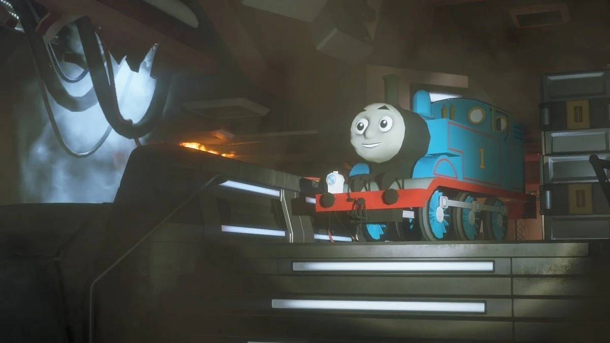 Thomas the Tank Engine Terrorizes Sevastopol Station in Alien: Isolation Halloween Mod